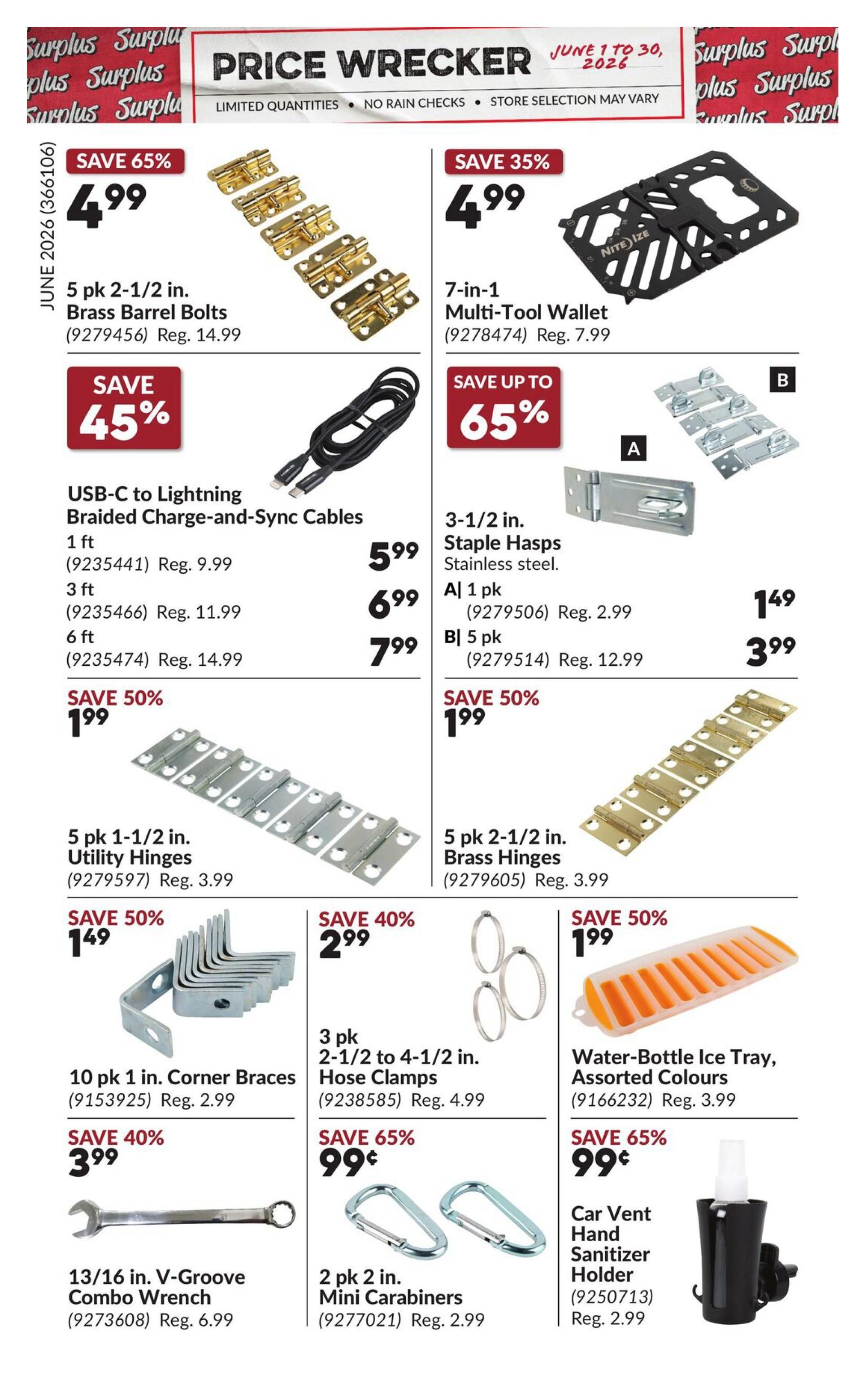Princess Auto Price Wrecker Flyer June 1 to 30