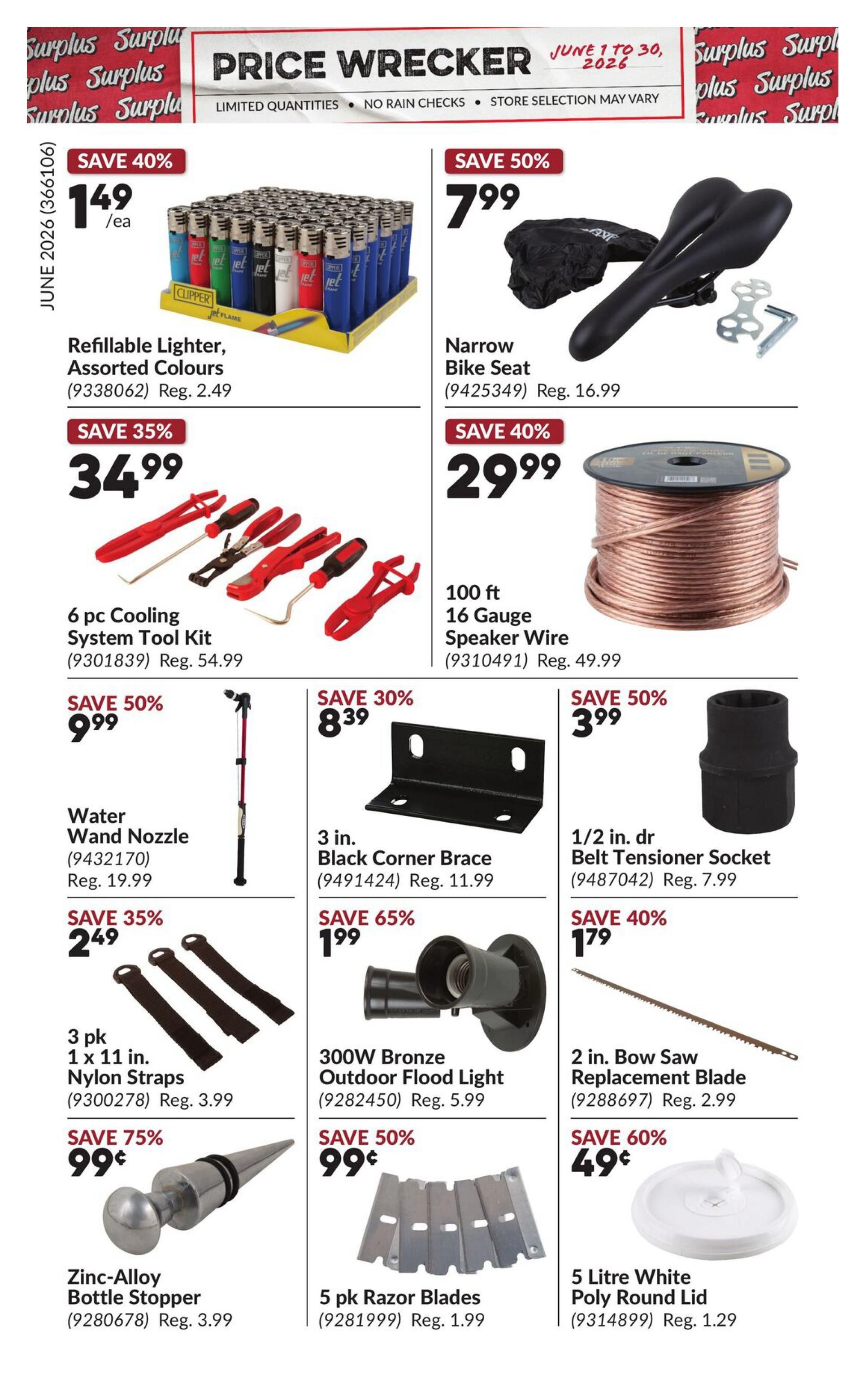 Princess Auto Price Wrecker Flyer June 1 to 30
