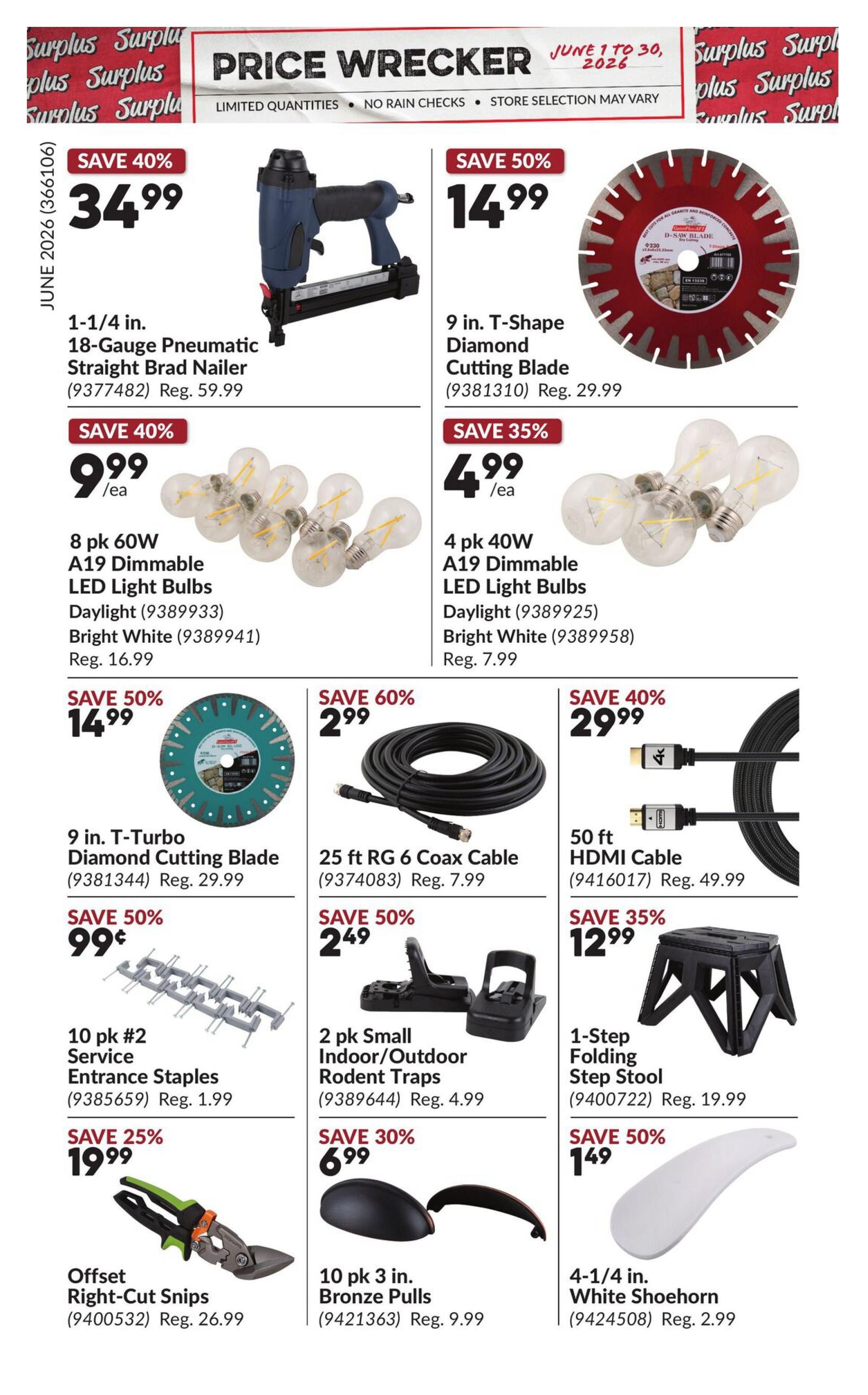 Princess Auto Price Wrecker Flyer June 1 to 30