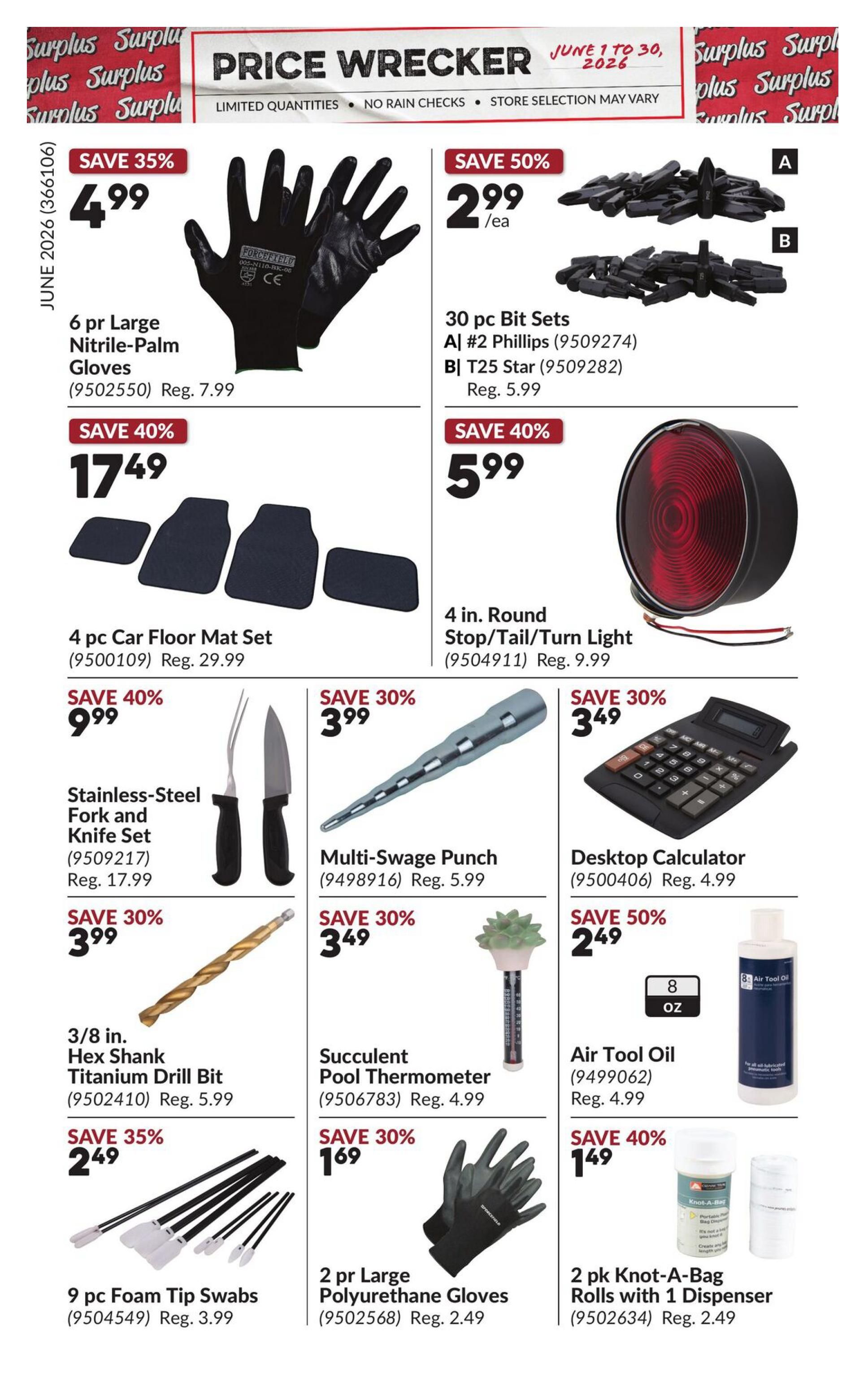 Princess Auto Price Wrecker Flyer June 1 to 30