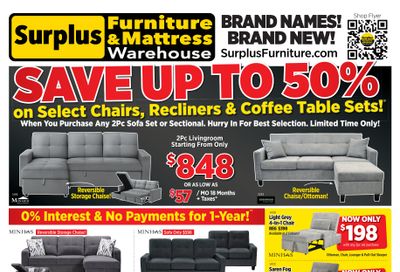 Surplus Furniture & Mattress Warehouse (Medicine Hat) Flyer June 1 to 14