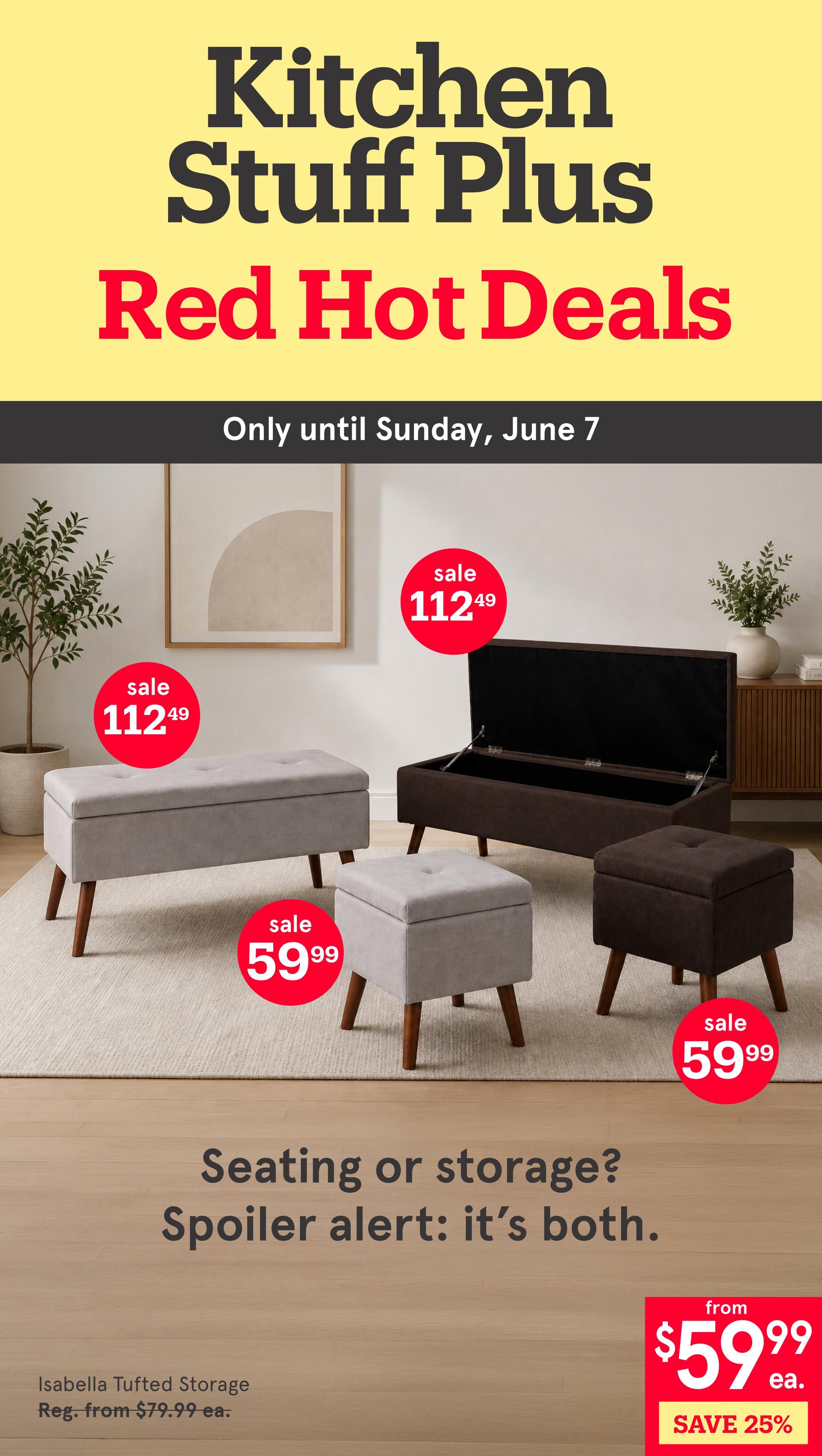 Kitchen Stuff Plus Red Hot Deals Flyer June 1 to 7