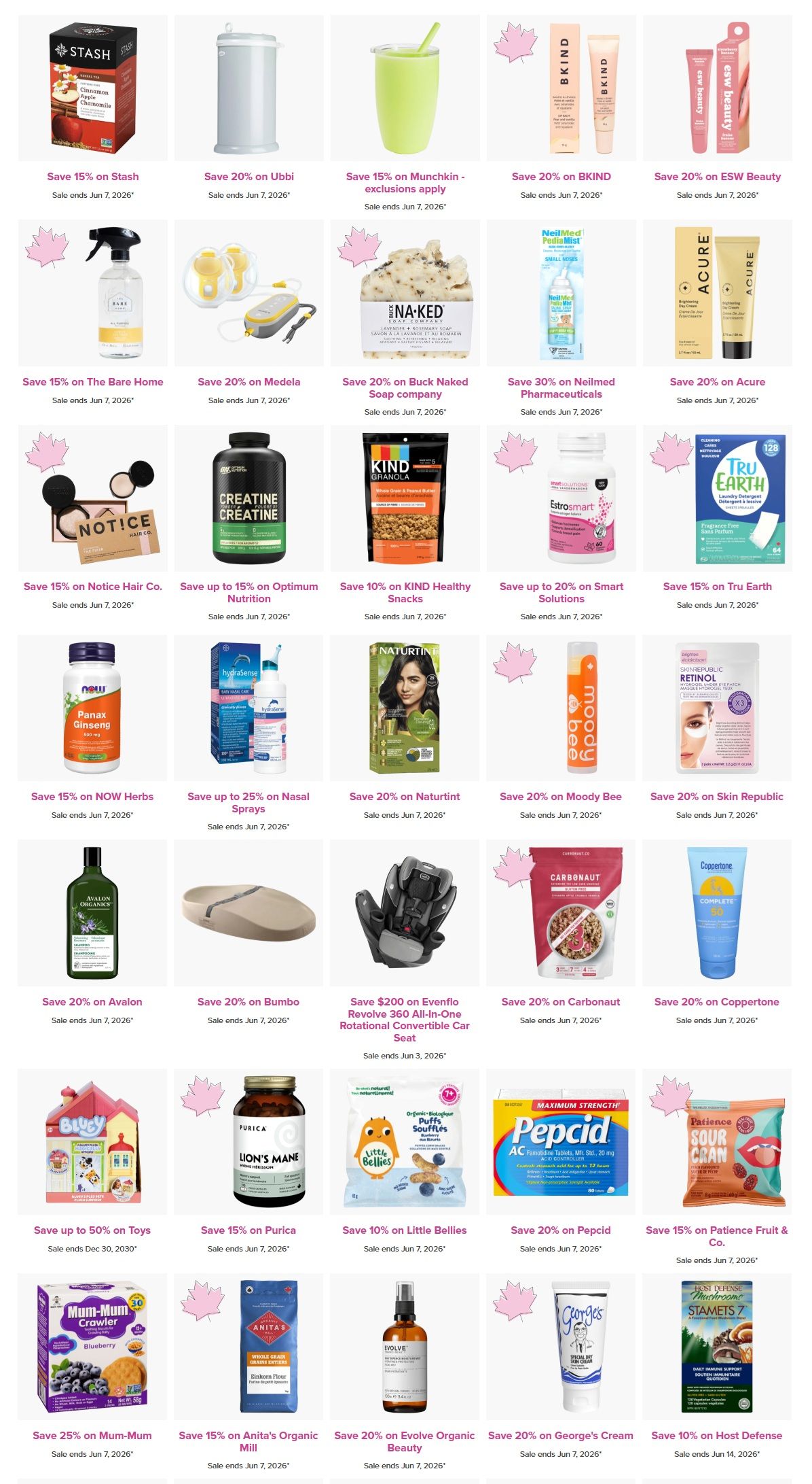Well.ca Weekly Sales June 1 to 7