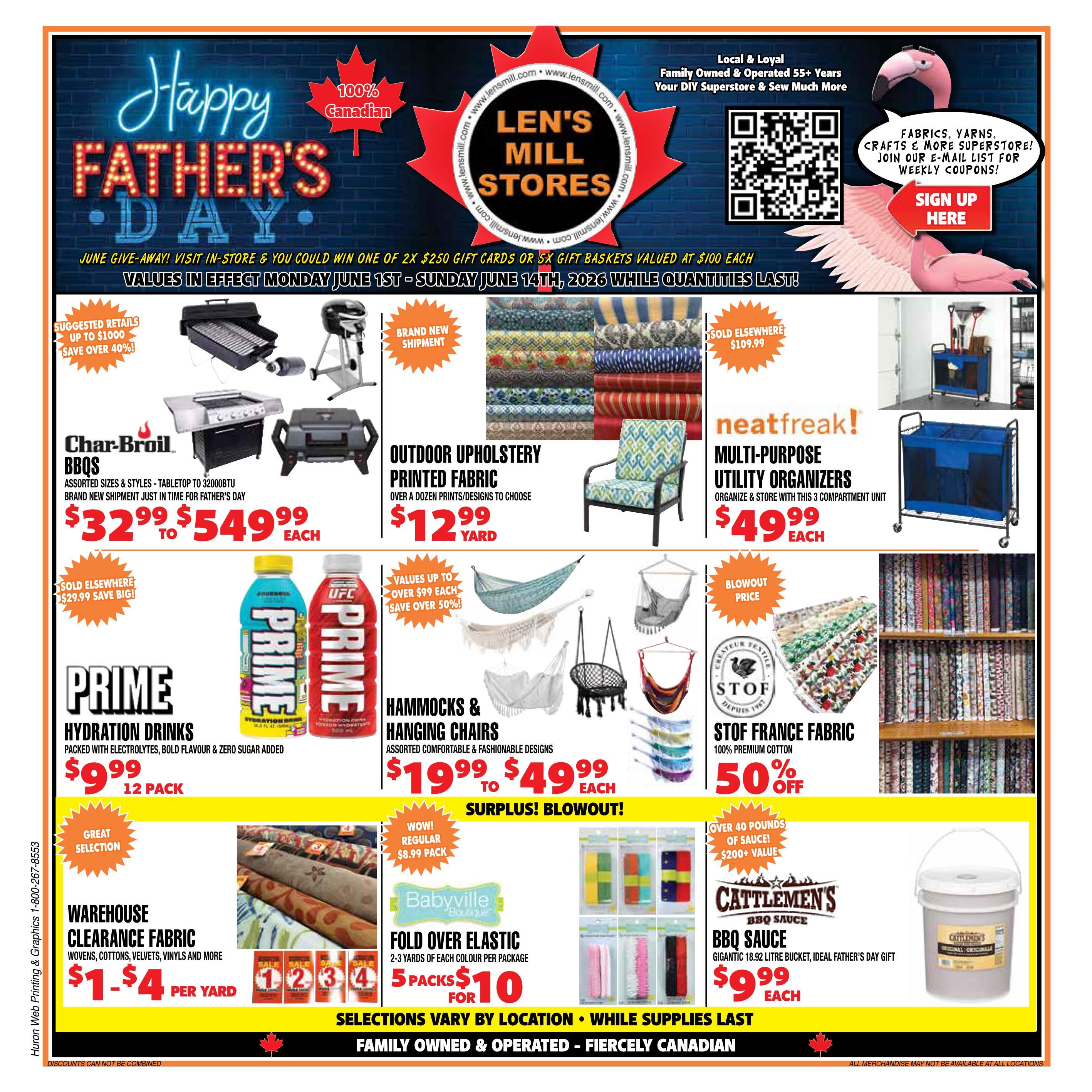 Len's Mill Stores Flyer June 1 to 14