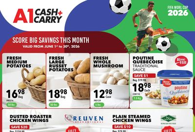 A-1 Cash and Carry Flyer June 1 to 30