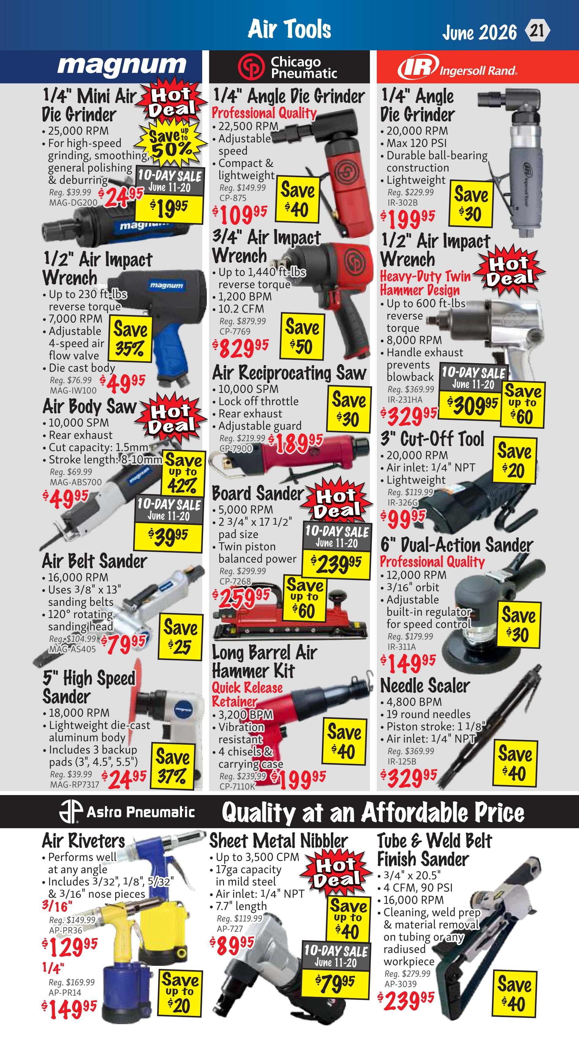 KMS Tools and Equipment Flyer June 1 to 30