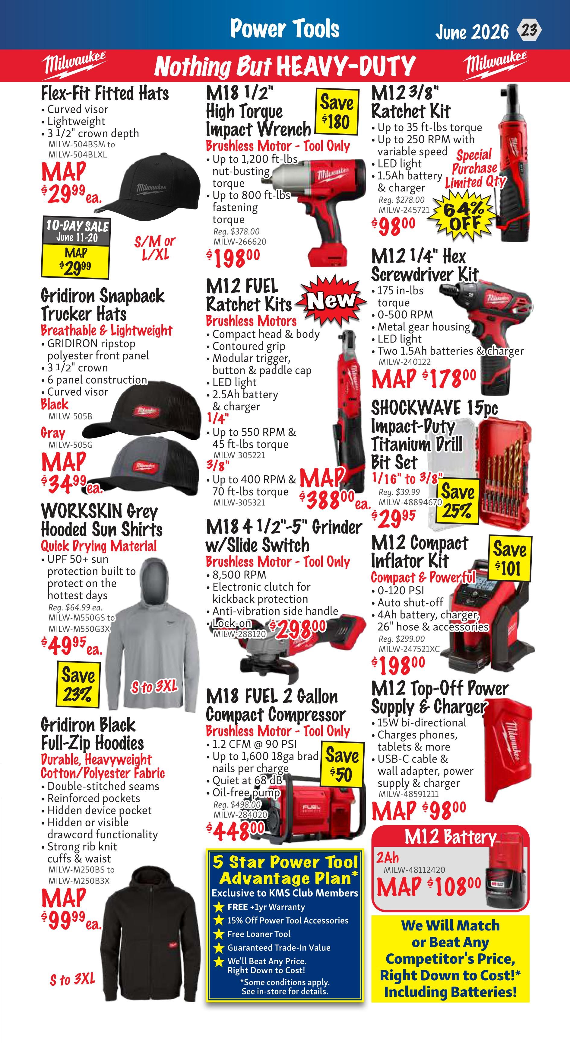 KMS Tools and Equipment Flyer June 1 to 30