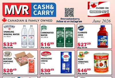 MVR Cash and Carry Flyer June 1 to 30