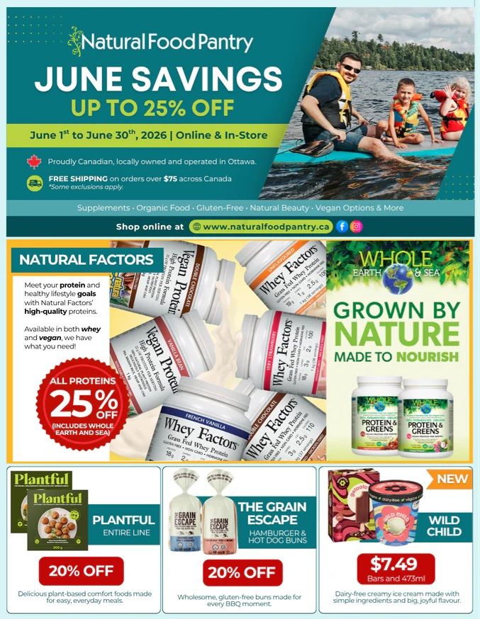 Natural Food Pantry Flyer June 1 to 30