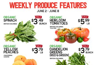 Pomme Natural Market Weekly Produce Flyer June 2 to 8