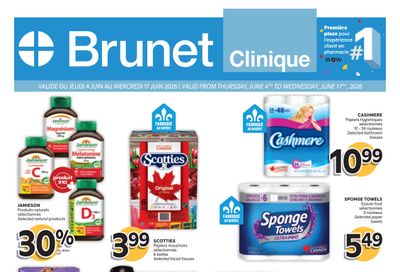 Brunet Clinique Flyer June 4 to 17