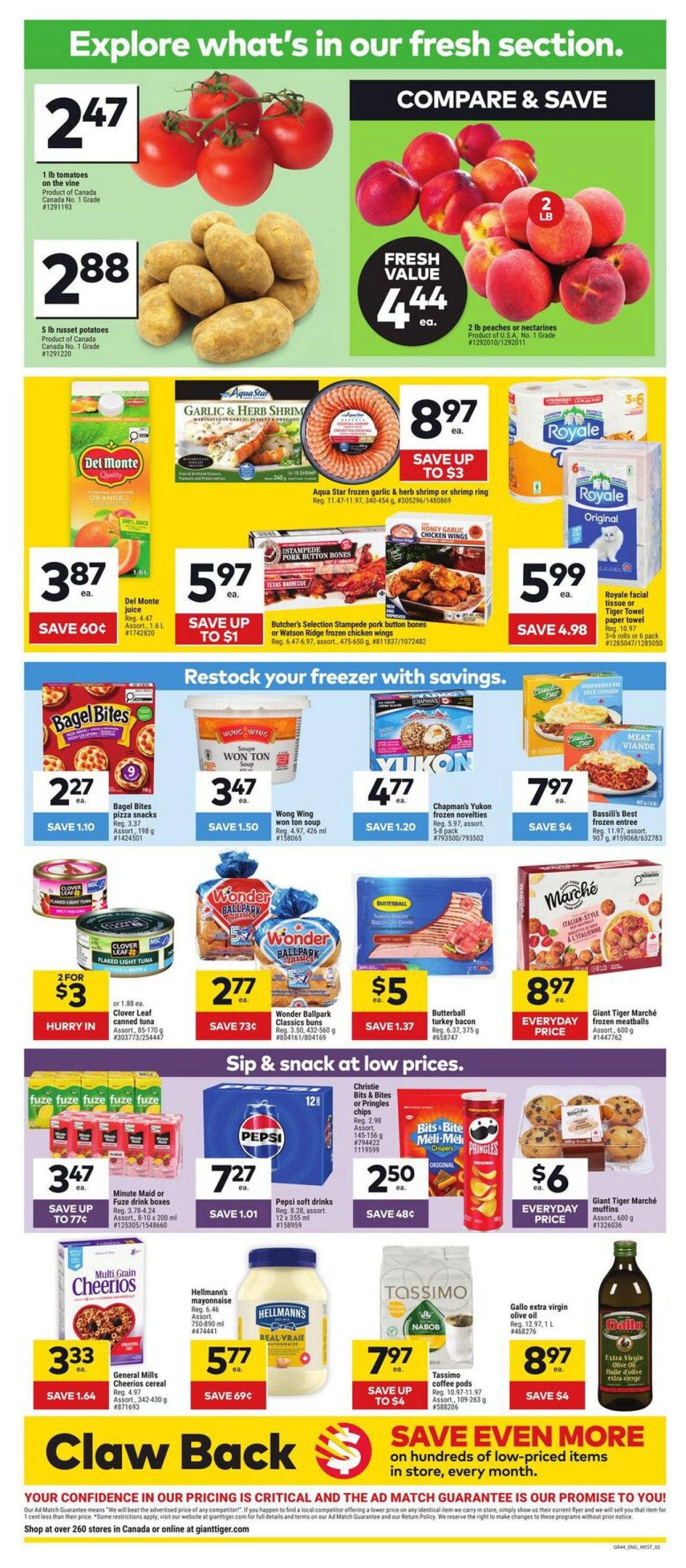 Giant Tiger (West) Flyer June 3 to 9