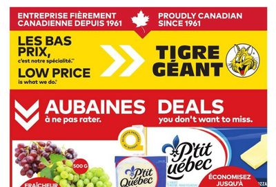 Tigre Géant Flyer June 3 to 9