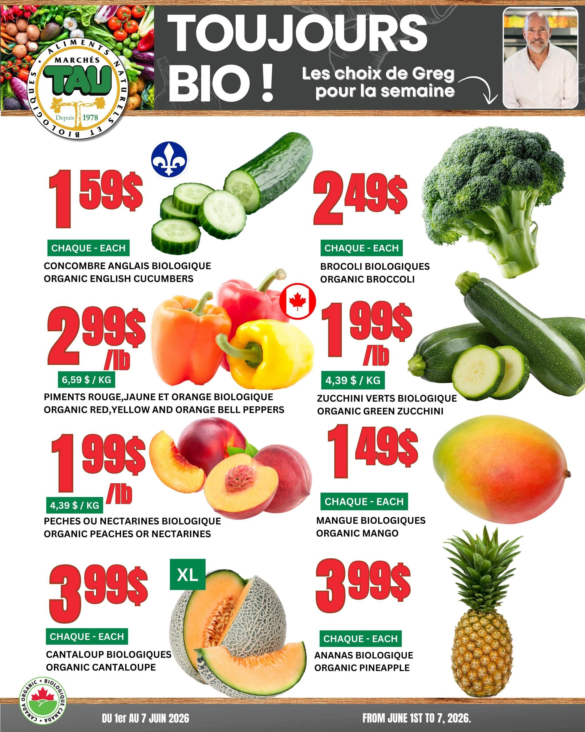 Marches Tau Produce Flyer June 1 to 7