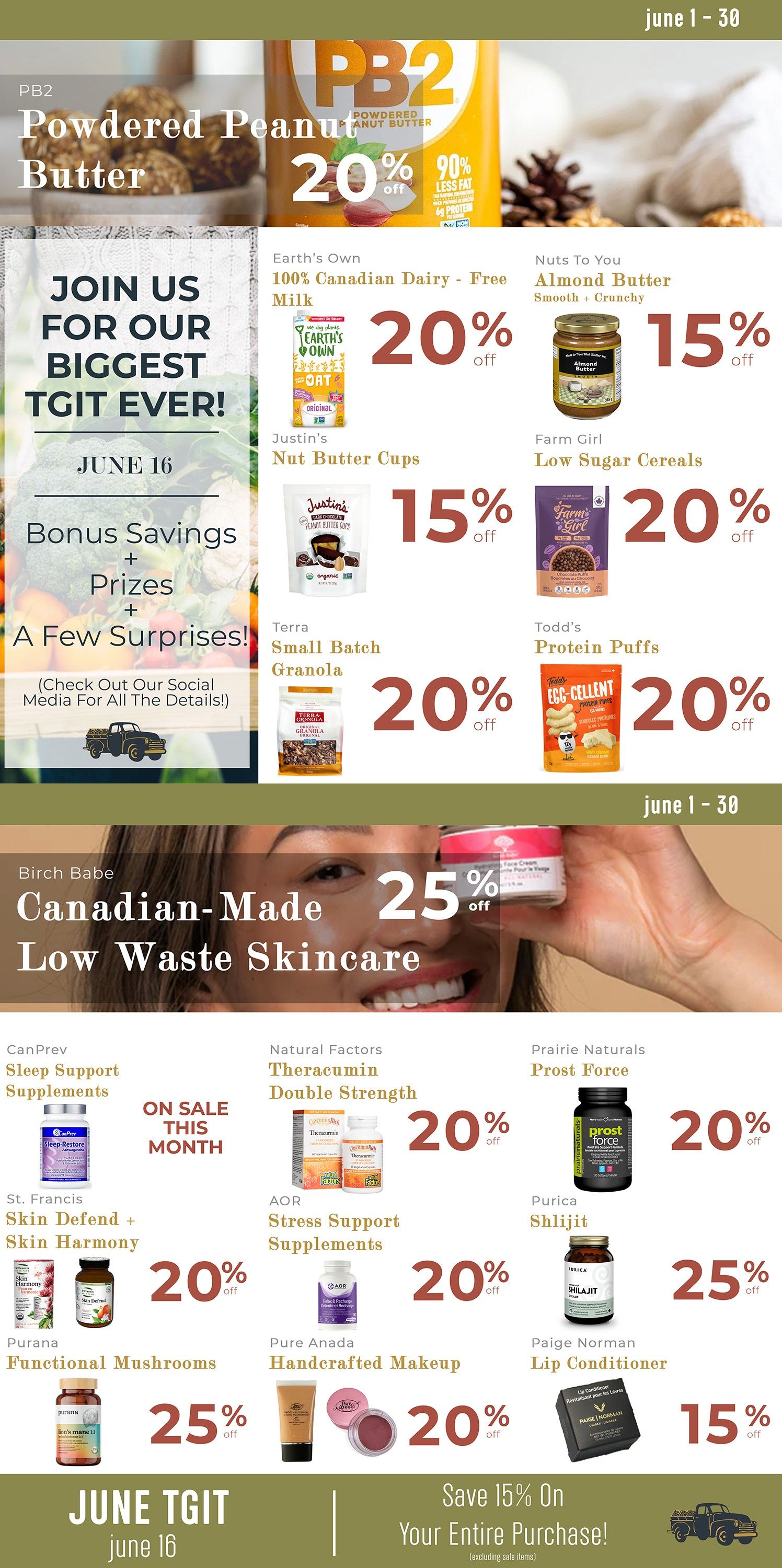 Dad’s Organic Market Monthly Flyer June 1 to 30