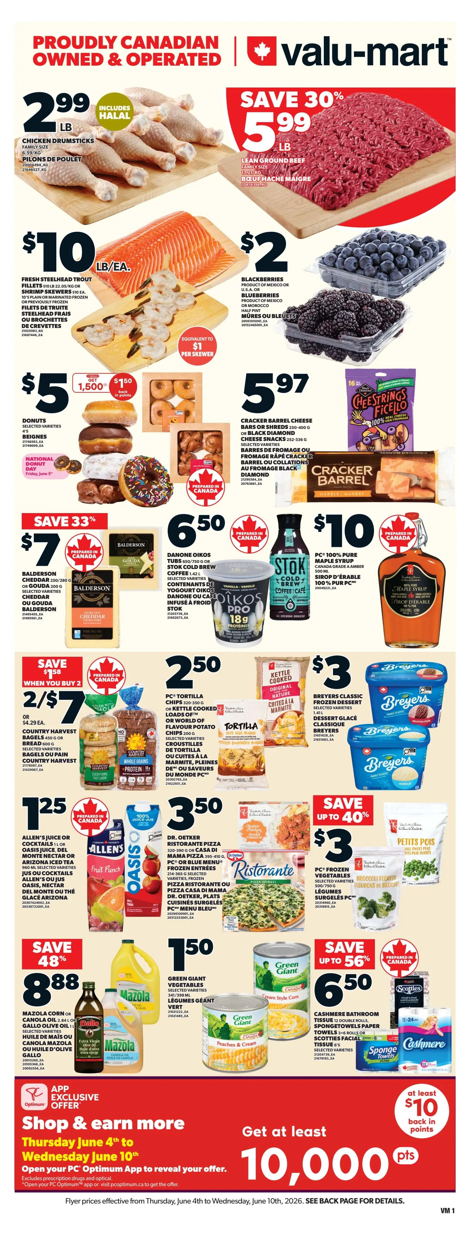 Valu-mart Flyer June 4 to 10