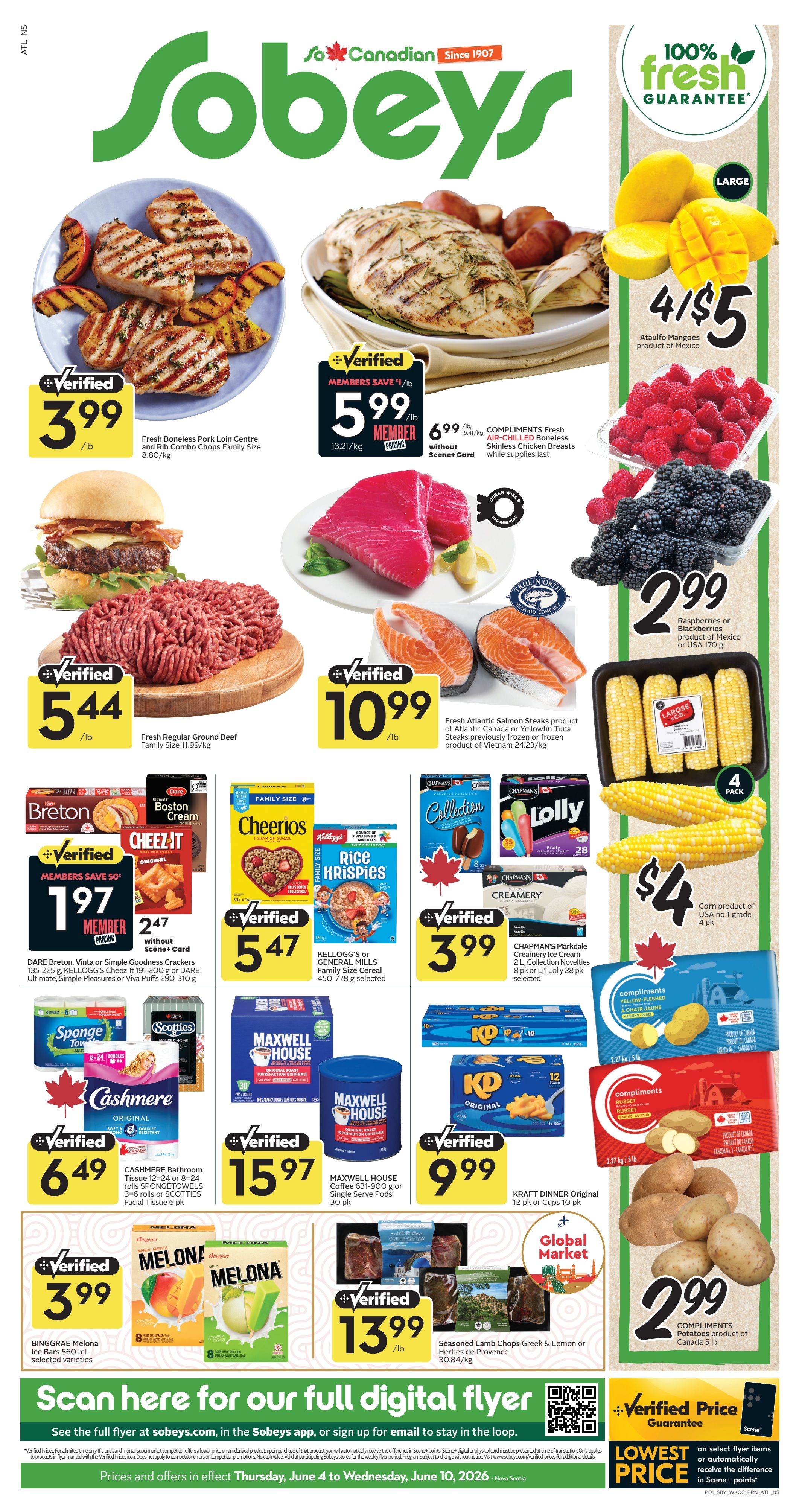 Sobeys (Atlantic) Flyer June 4 to 10