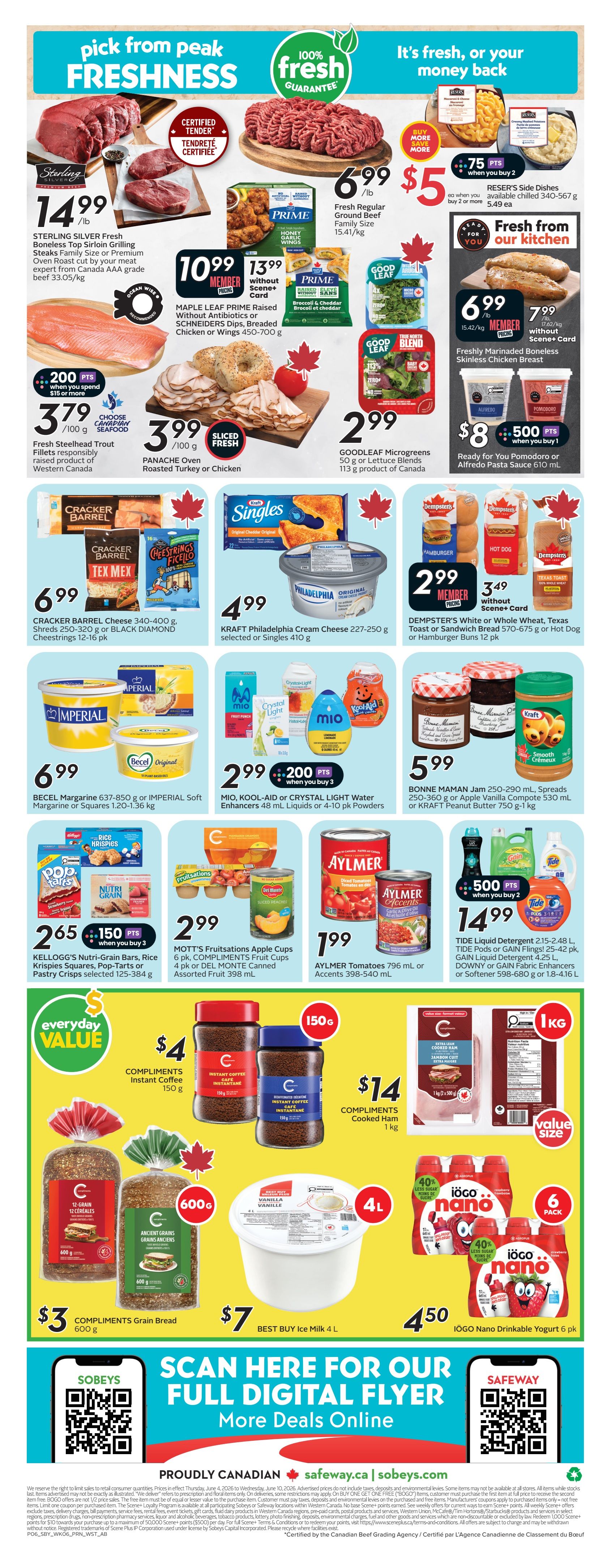 Sobeys/Safeway (AB) Flyer June 4 to 10