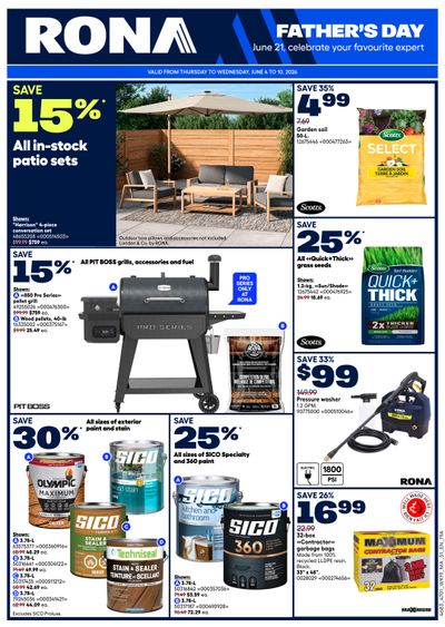 Rona & Rona+ (Atlantic) Flyer June 4 to 10