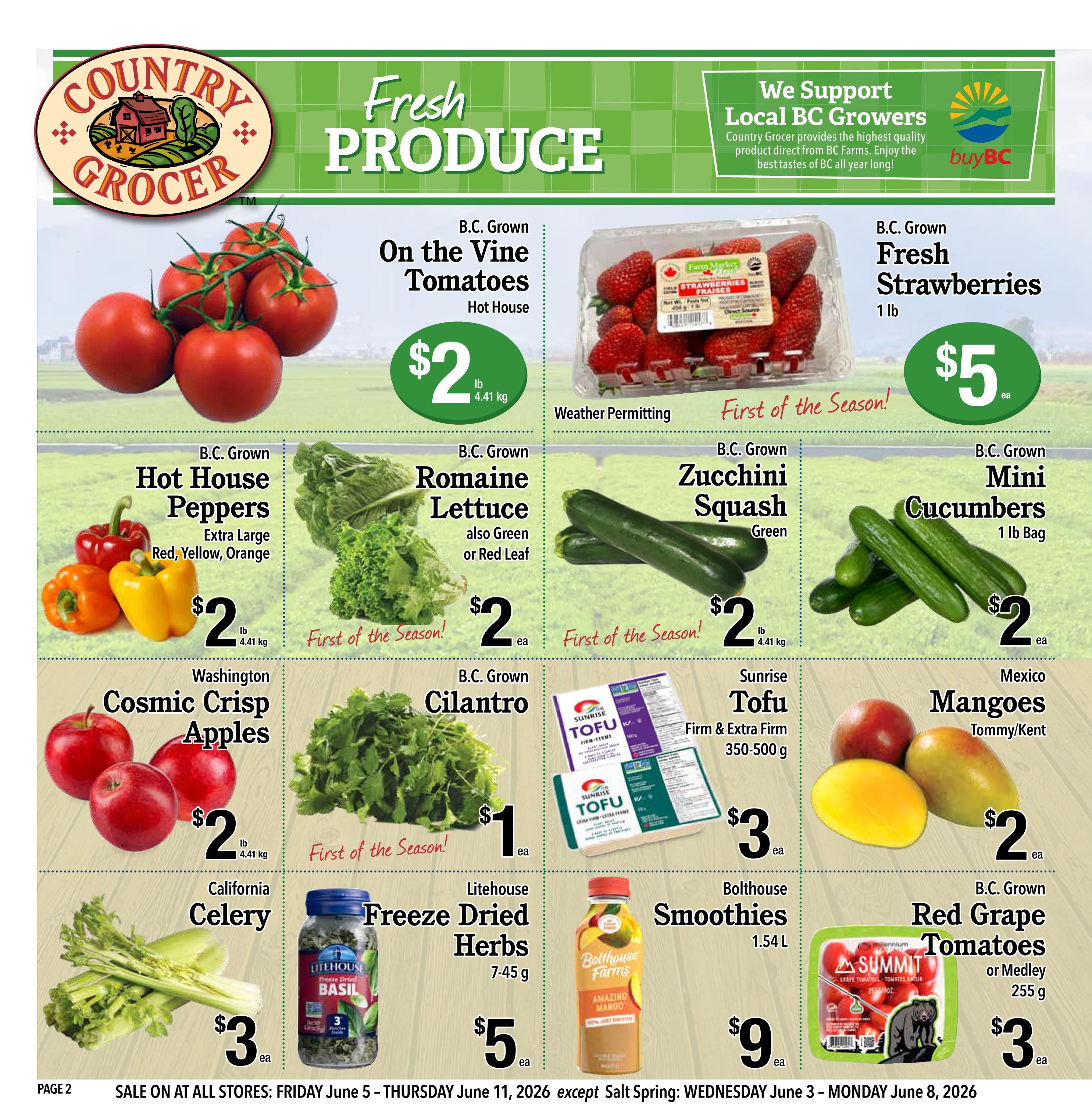 Country Grocer Flyer June 5 to 11