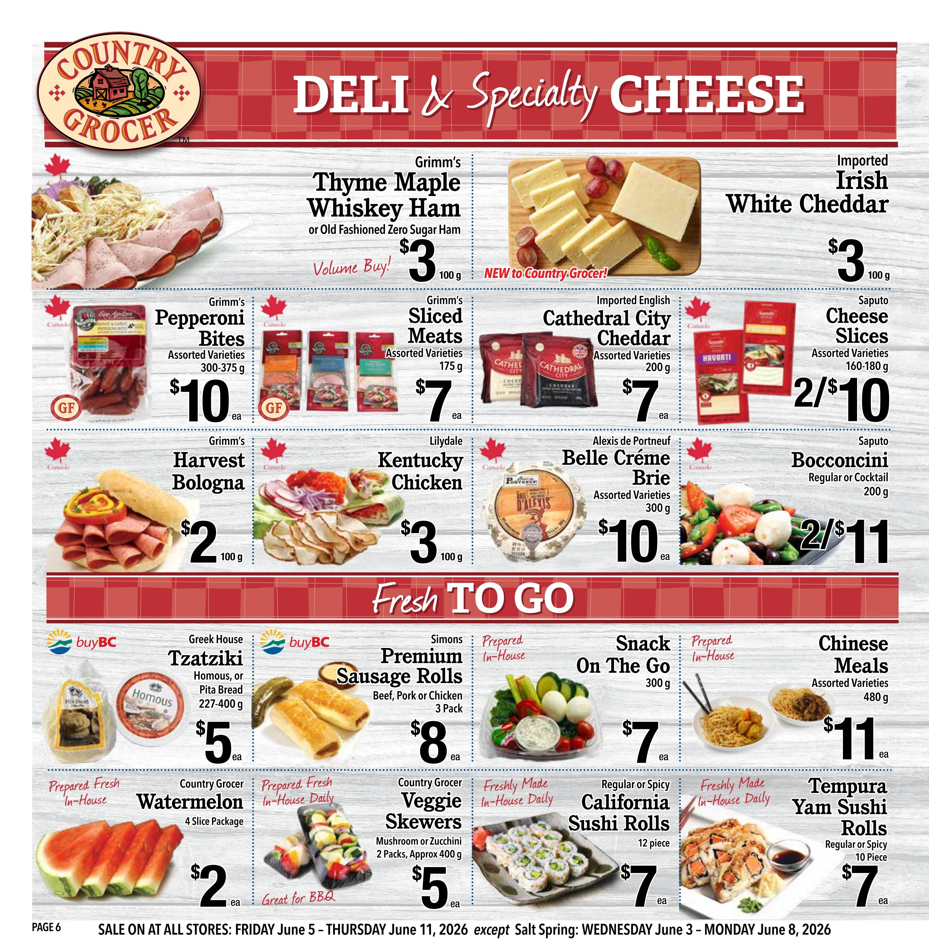 Country Grocer Flyer June 5 to 11