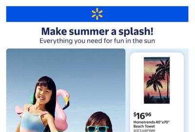 Walmart Summer Outdoor Fun Flyer June 4 to 17