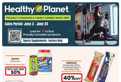 Healthy Planet Flyer June 3 to 24