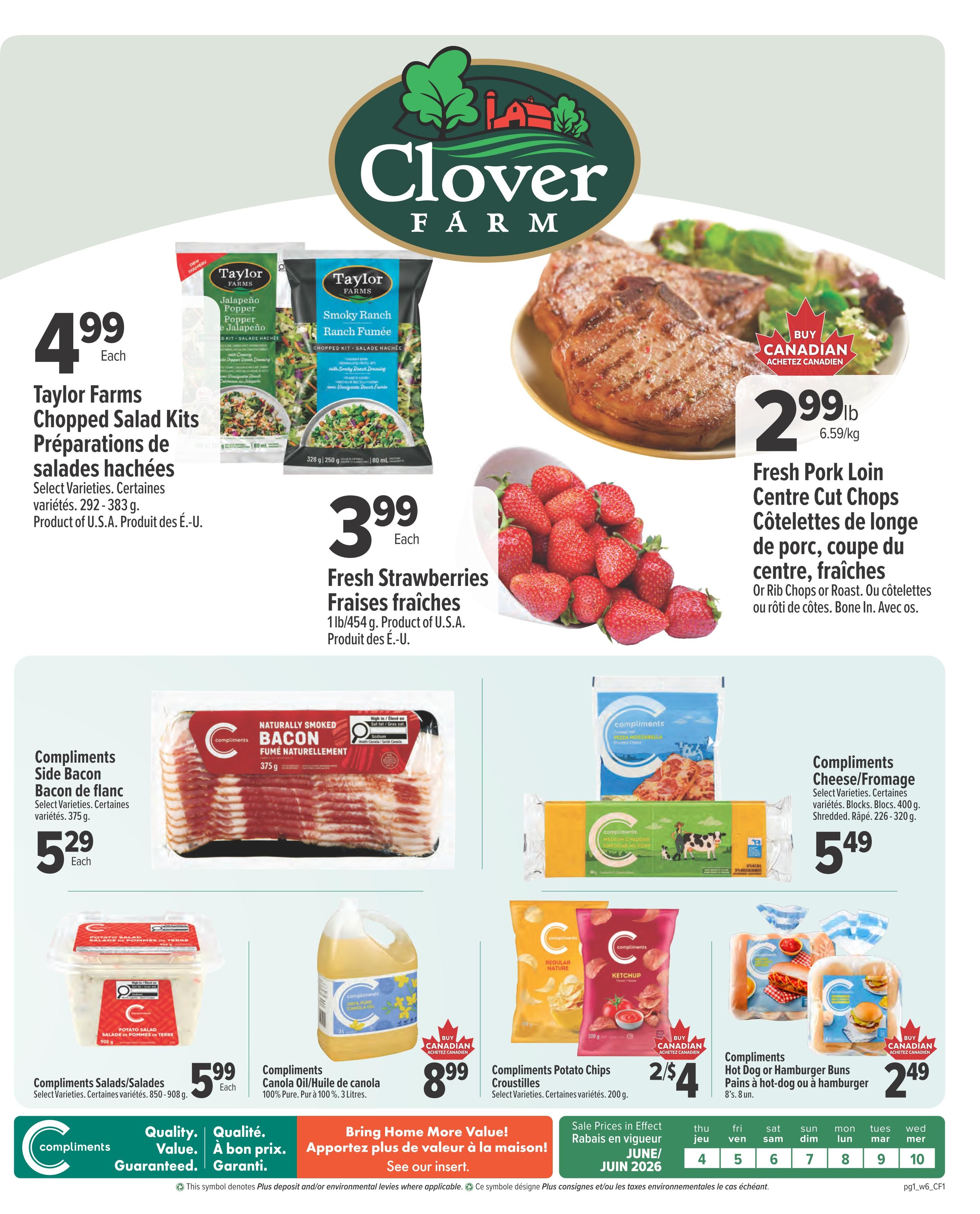 Clover Farm (Atlantic) Flyer June 4 to 10