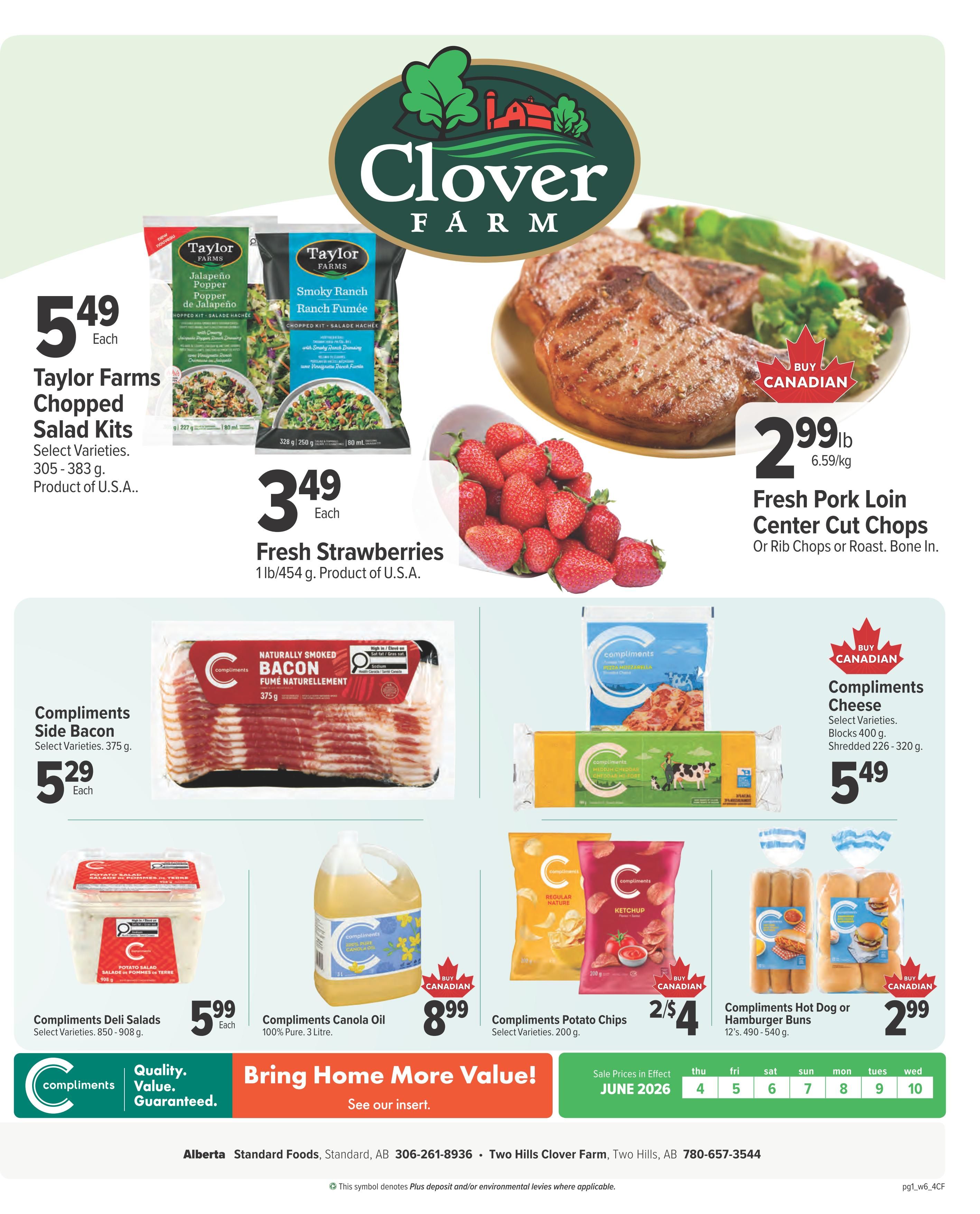 Clover Farm (AB) Flyer June 4 to 10