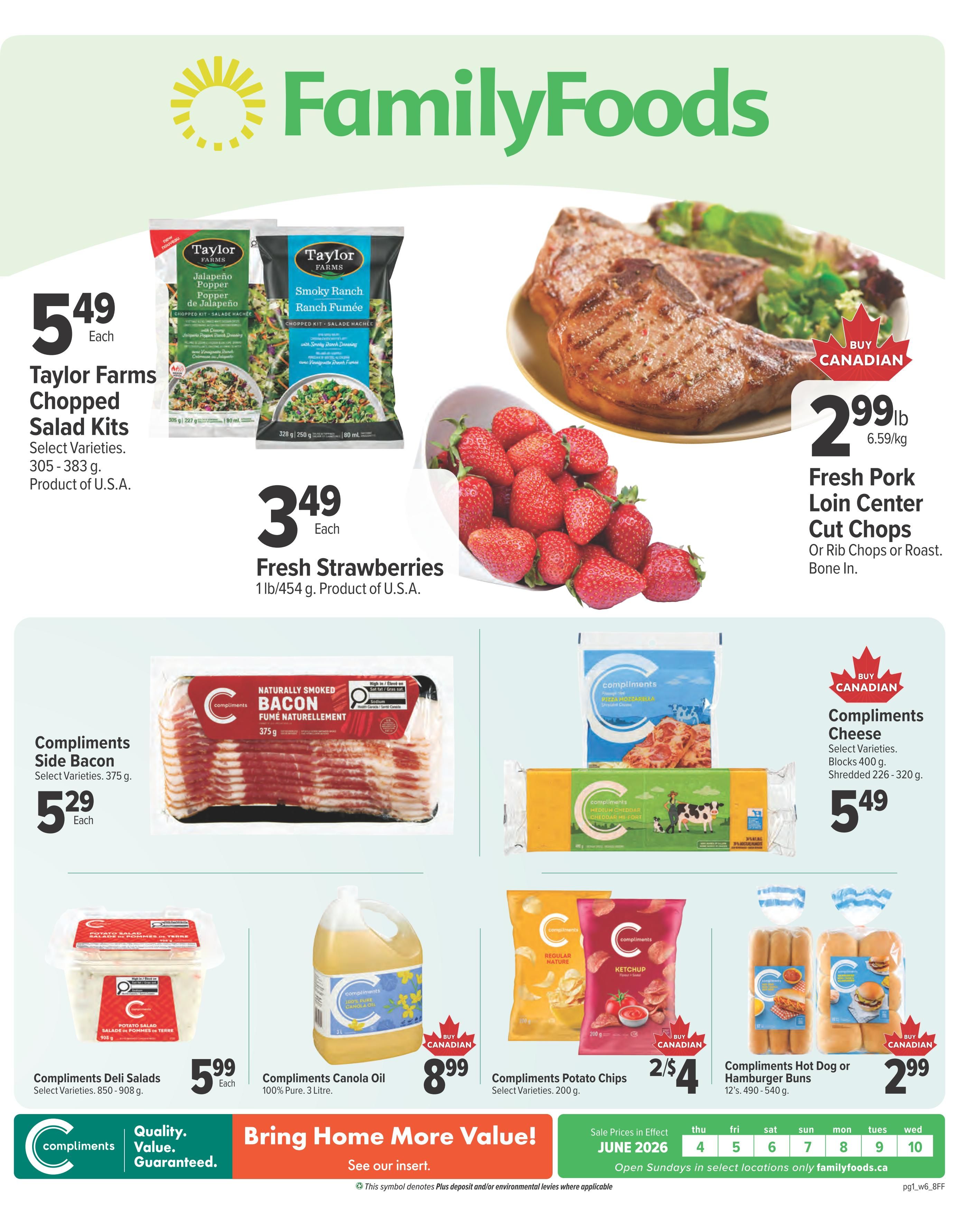 Family Foods Flyer June 4 to 10
