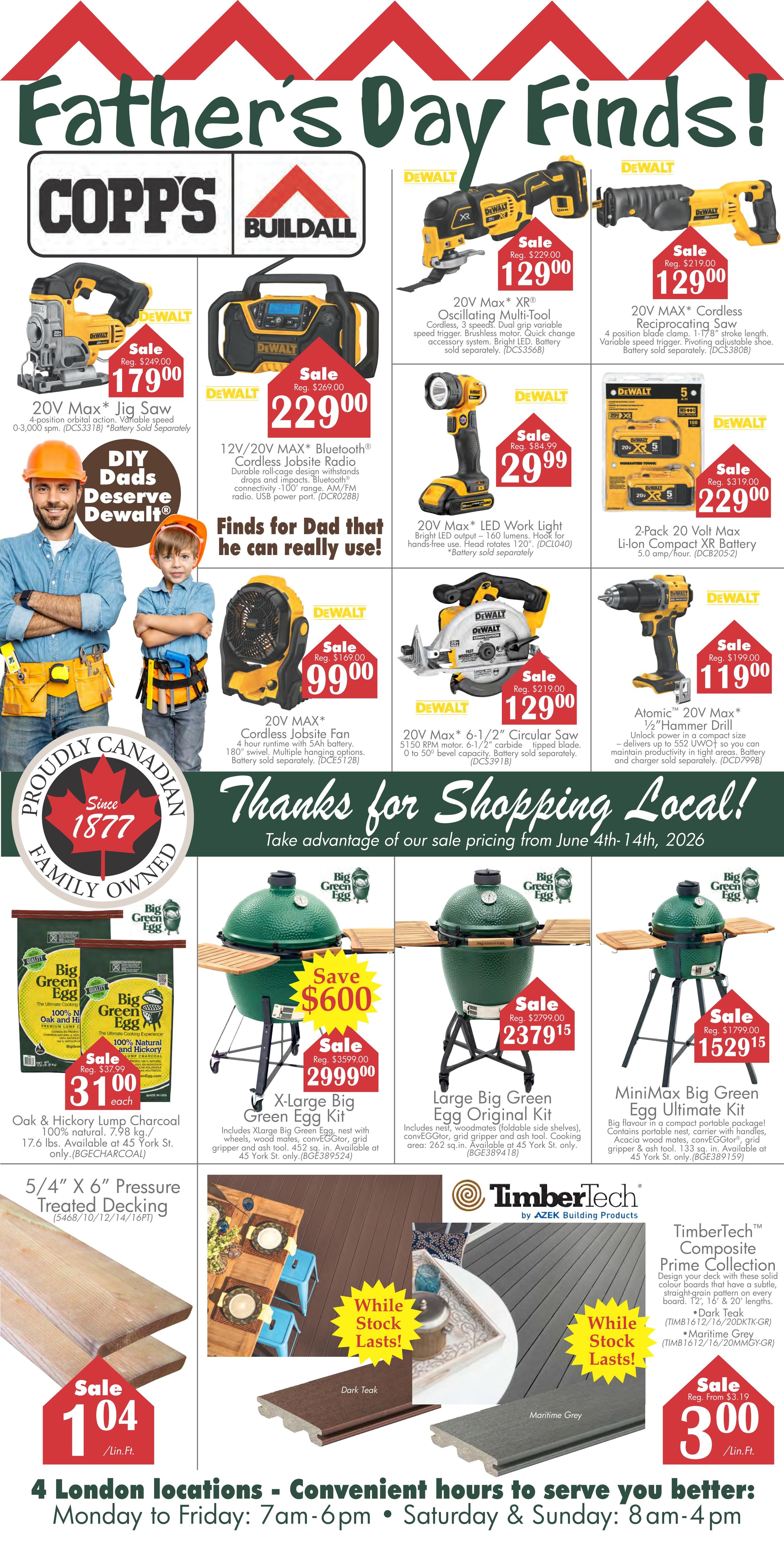 COPP’s Buildall Flyer June 4 to 14