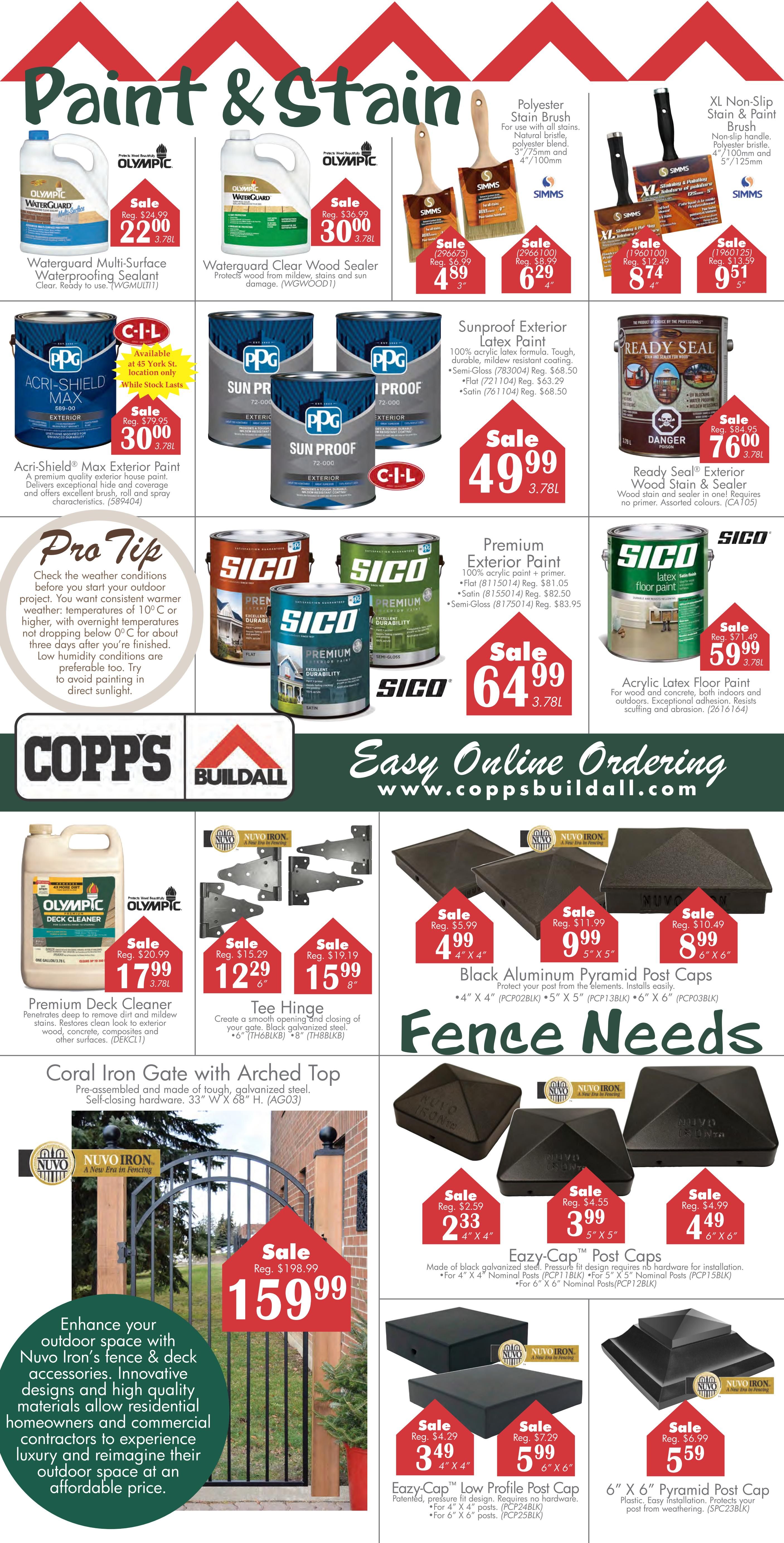 COPP’s Buildall Flyer June 4 to 14