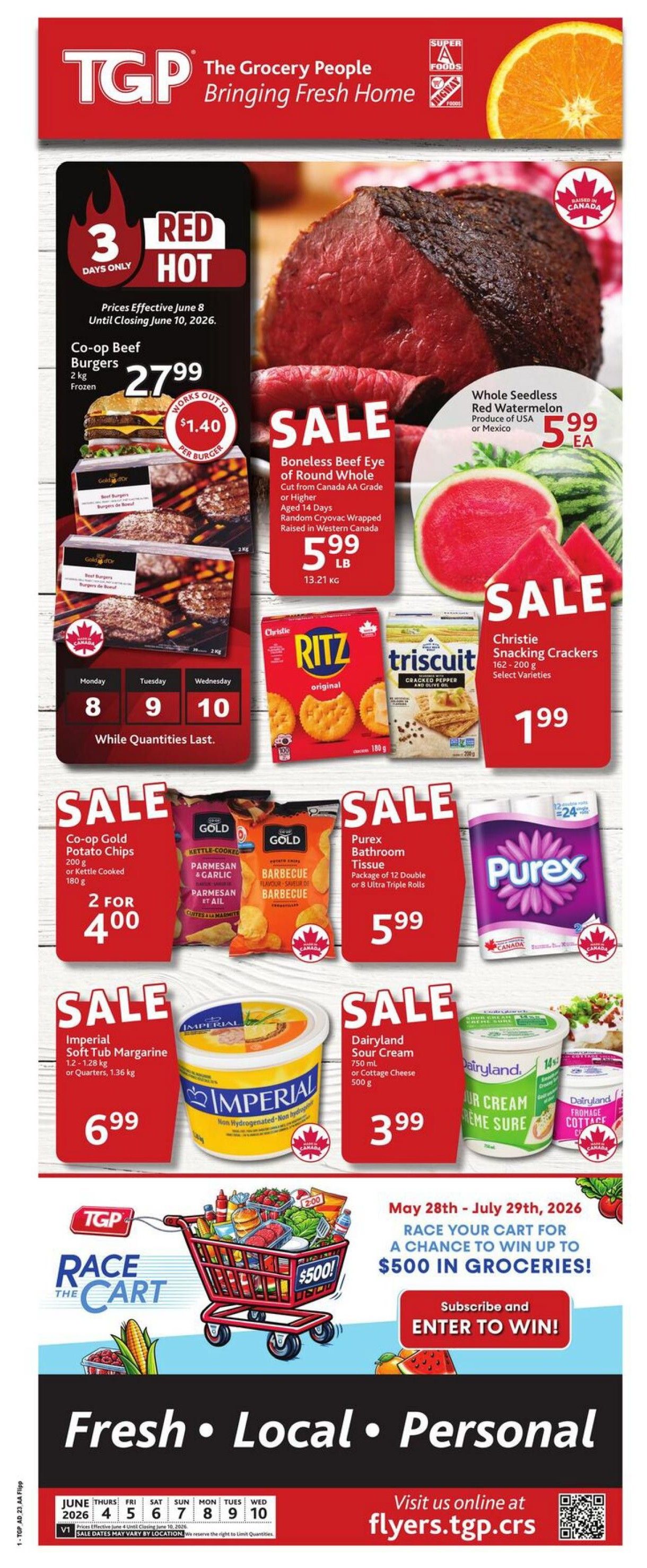 TGP The Grocery People Flyer June 4 to 10