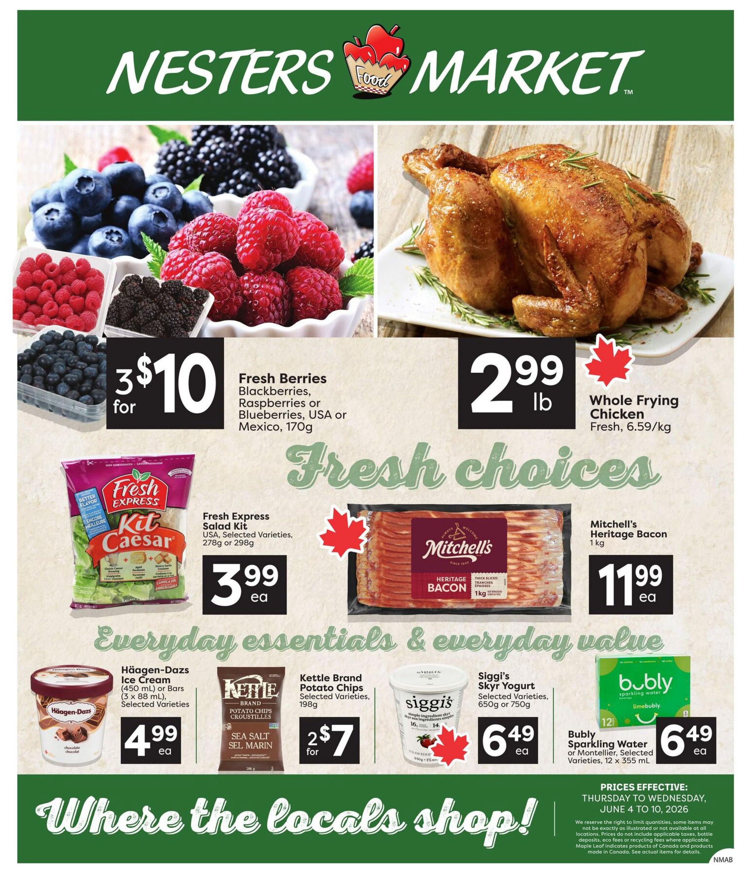 Nesters Market Flyer June 4 to 10