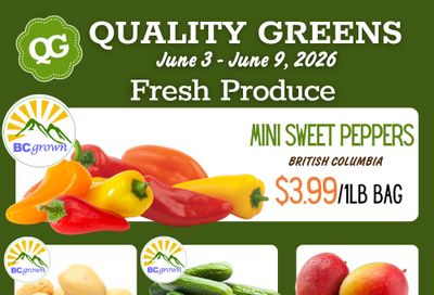 Quality Greens Flyer June 3 to 9