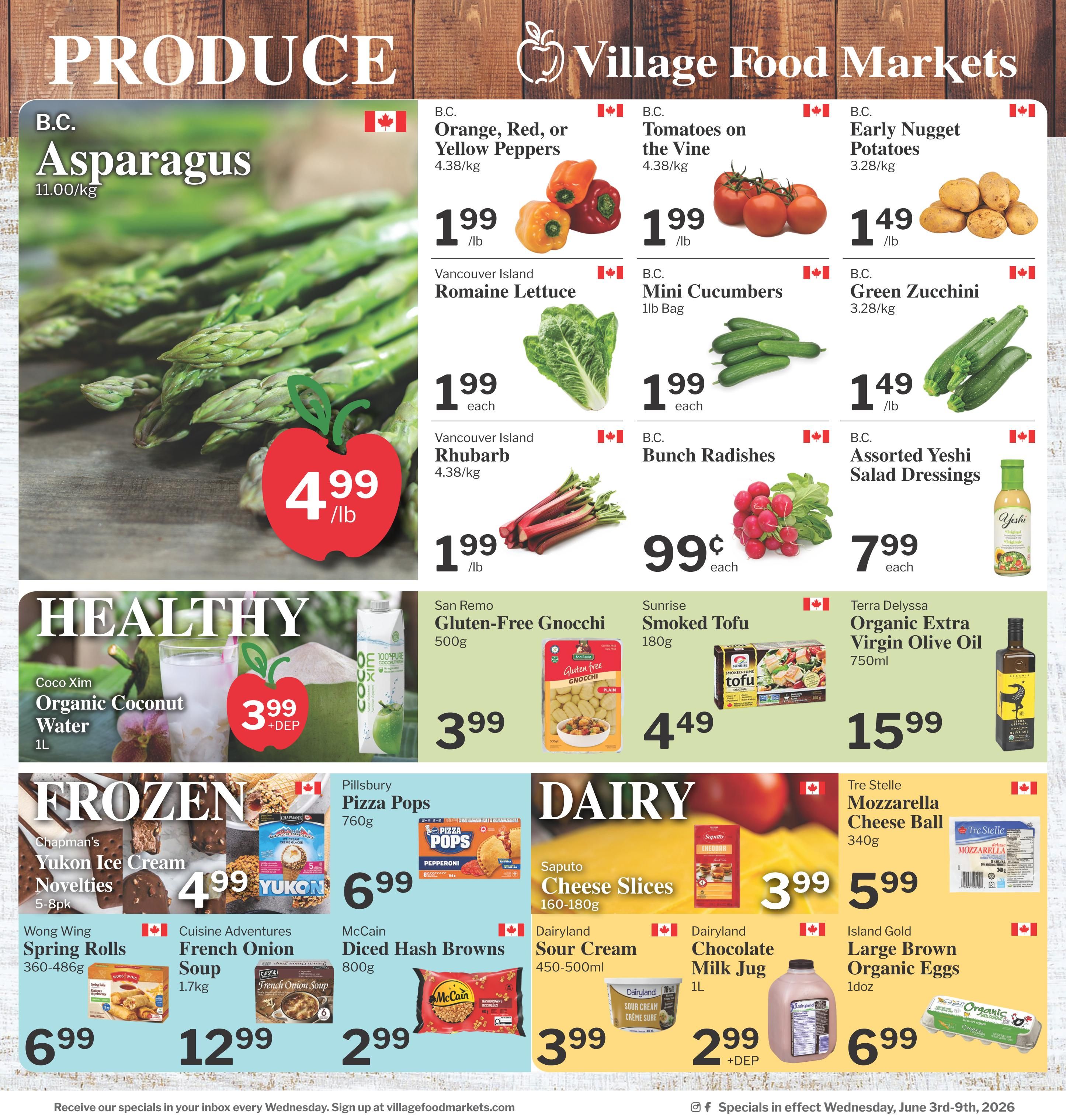 Village Food Markets Flyer June 3 to 9