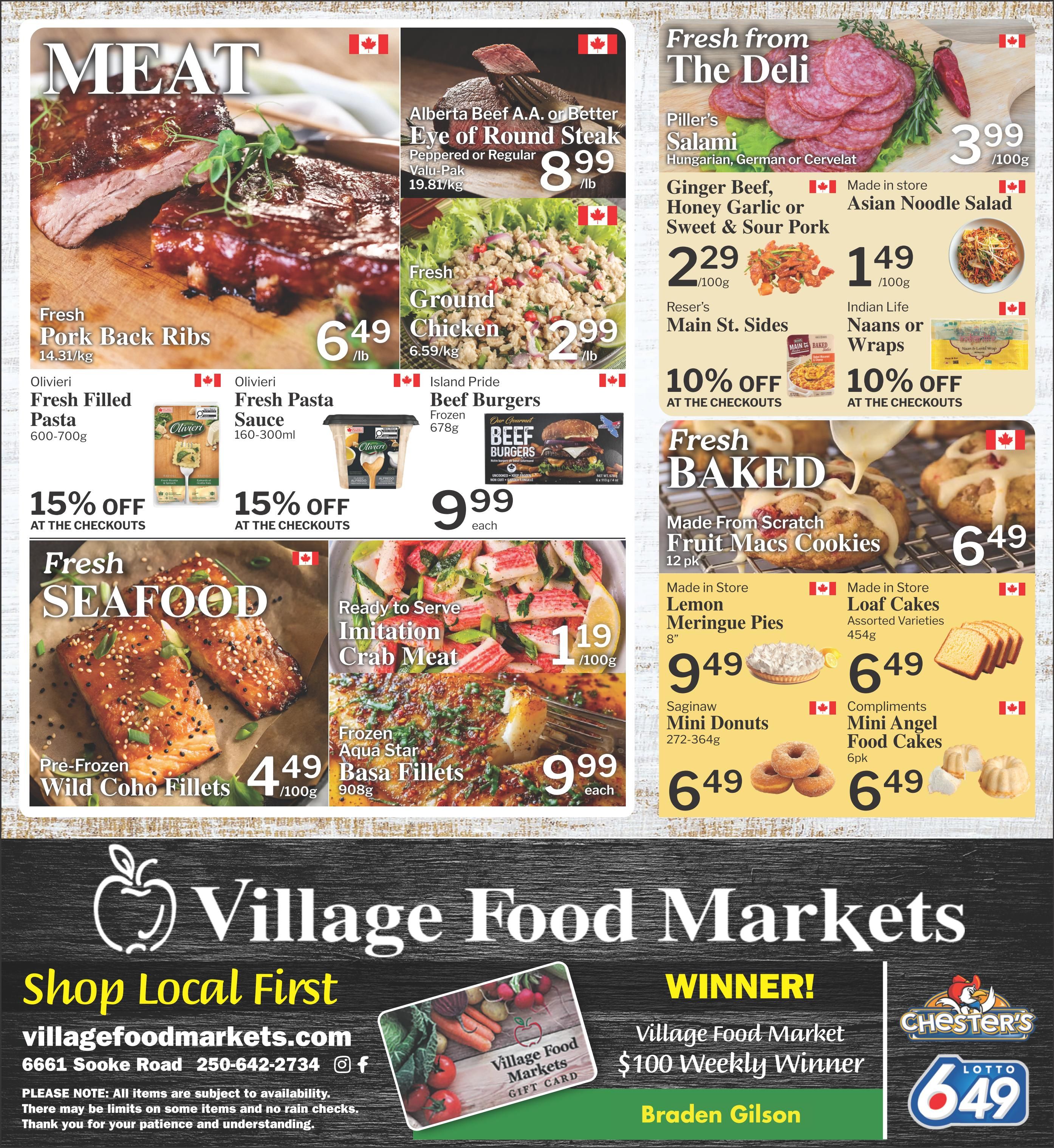 Village Food Markets Flyer June 3 to 9