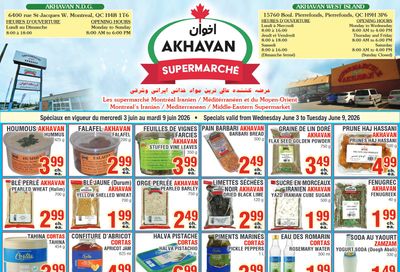 Akhavan Supermarche Flyer June 3 to 9