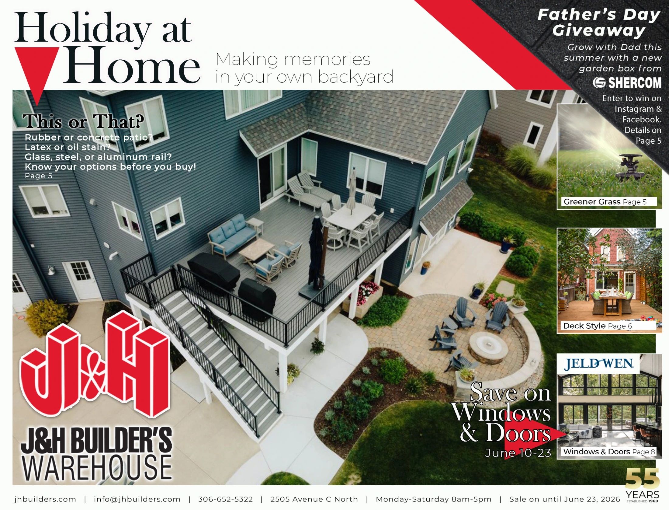J&H Builder's Warehouse Flyer June 3 to 23