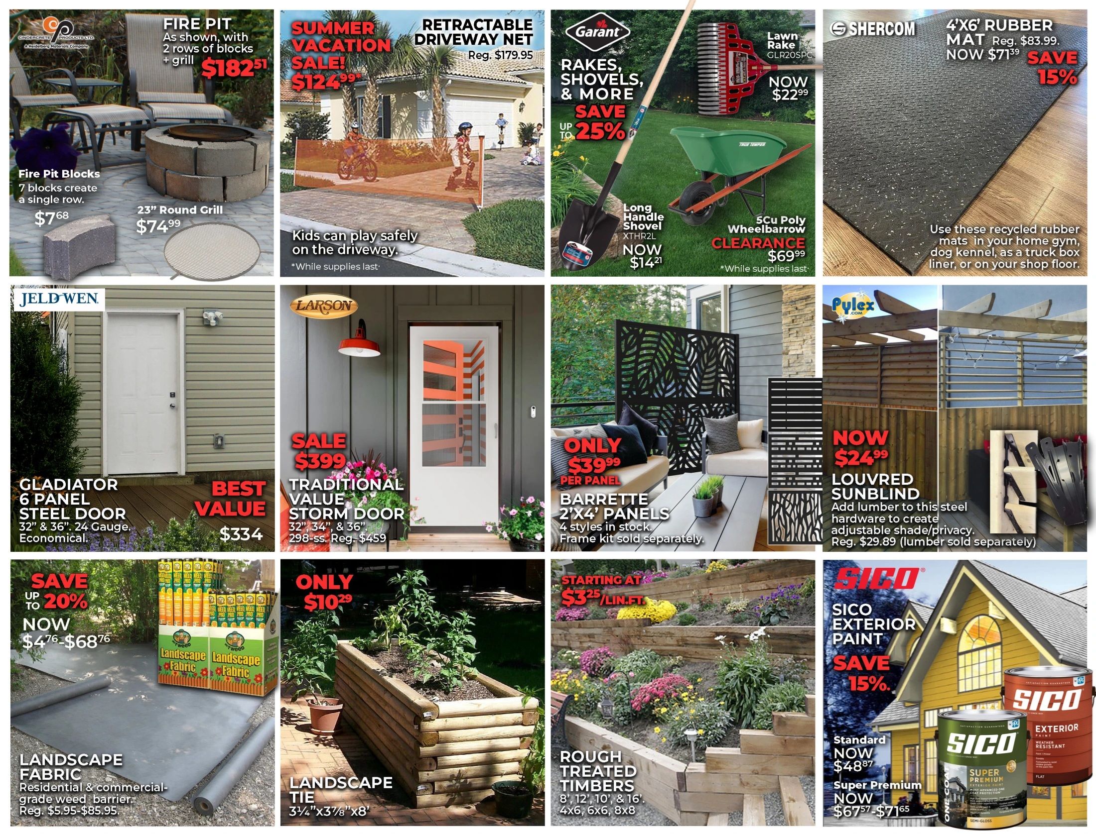 J&H Builder's Warehouse Flyer June 3 to 23