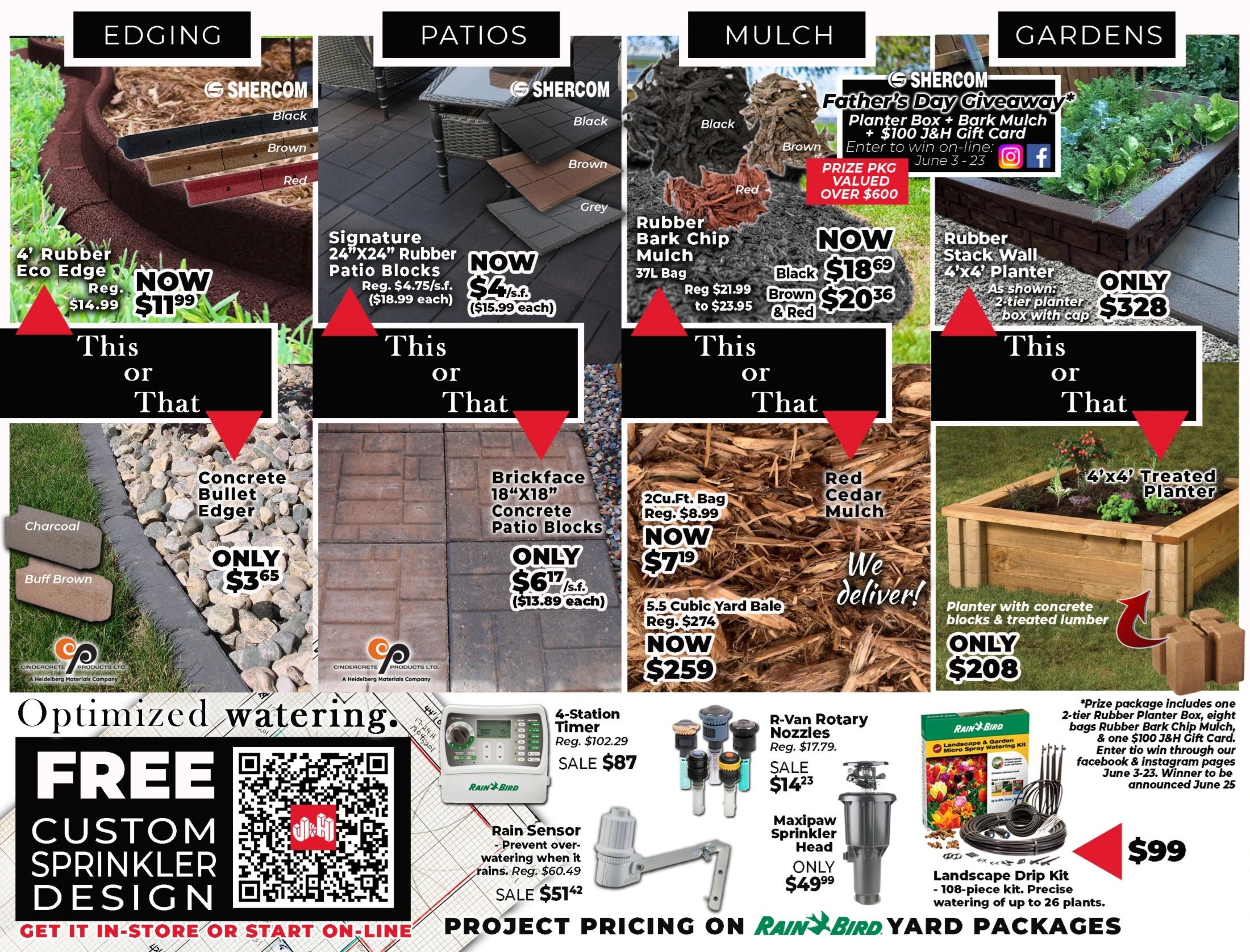 J&H Builder's Warehouse Flyer June 3 to 23