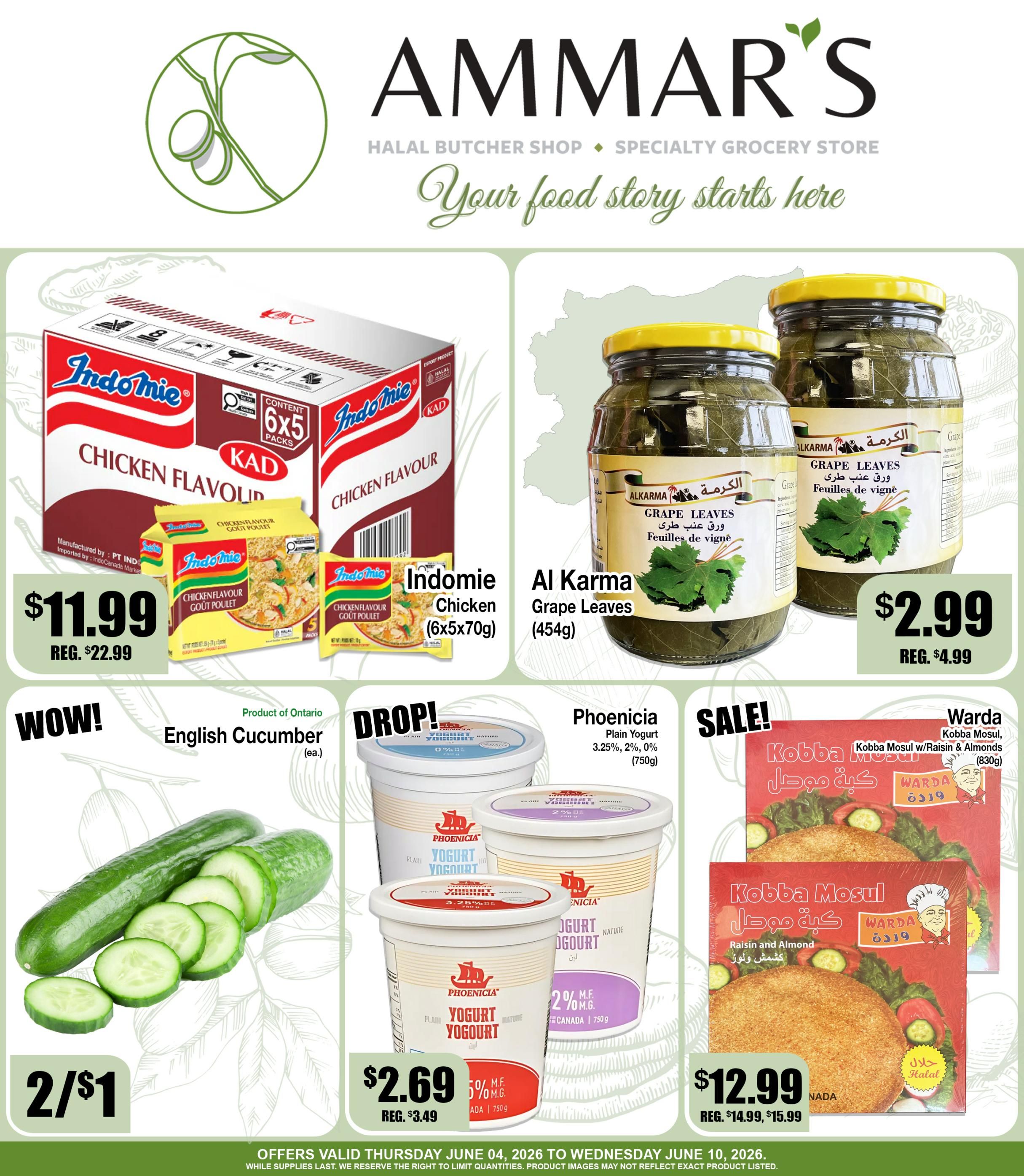 Ammar's Halal Meats Flyer June 4 to 10