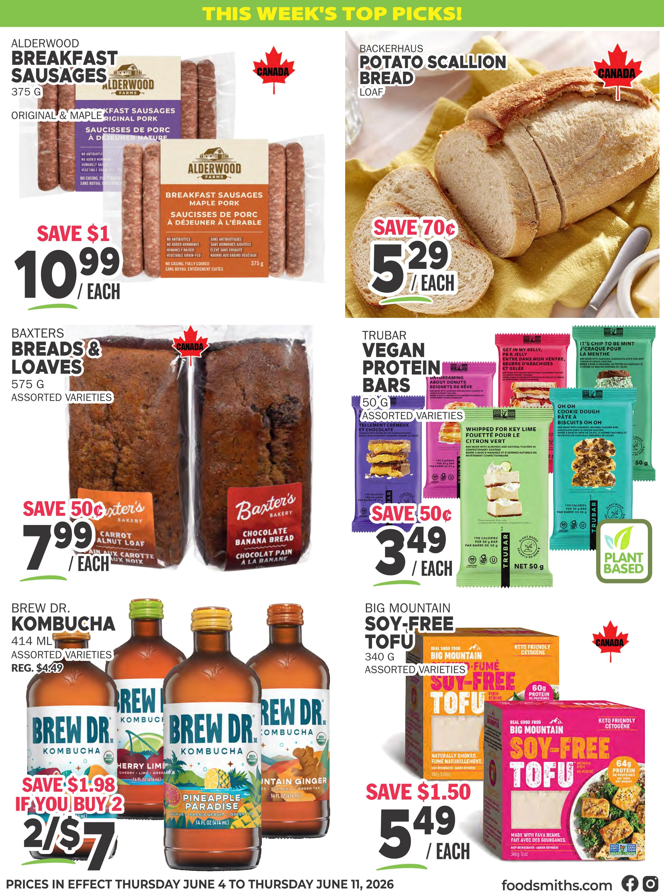 Foodsmiths Flyer June 4 to 11