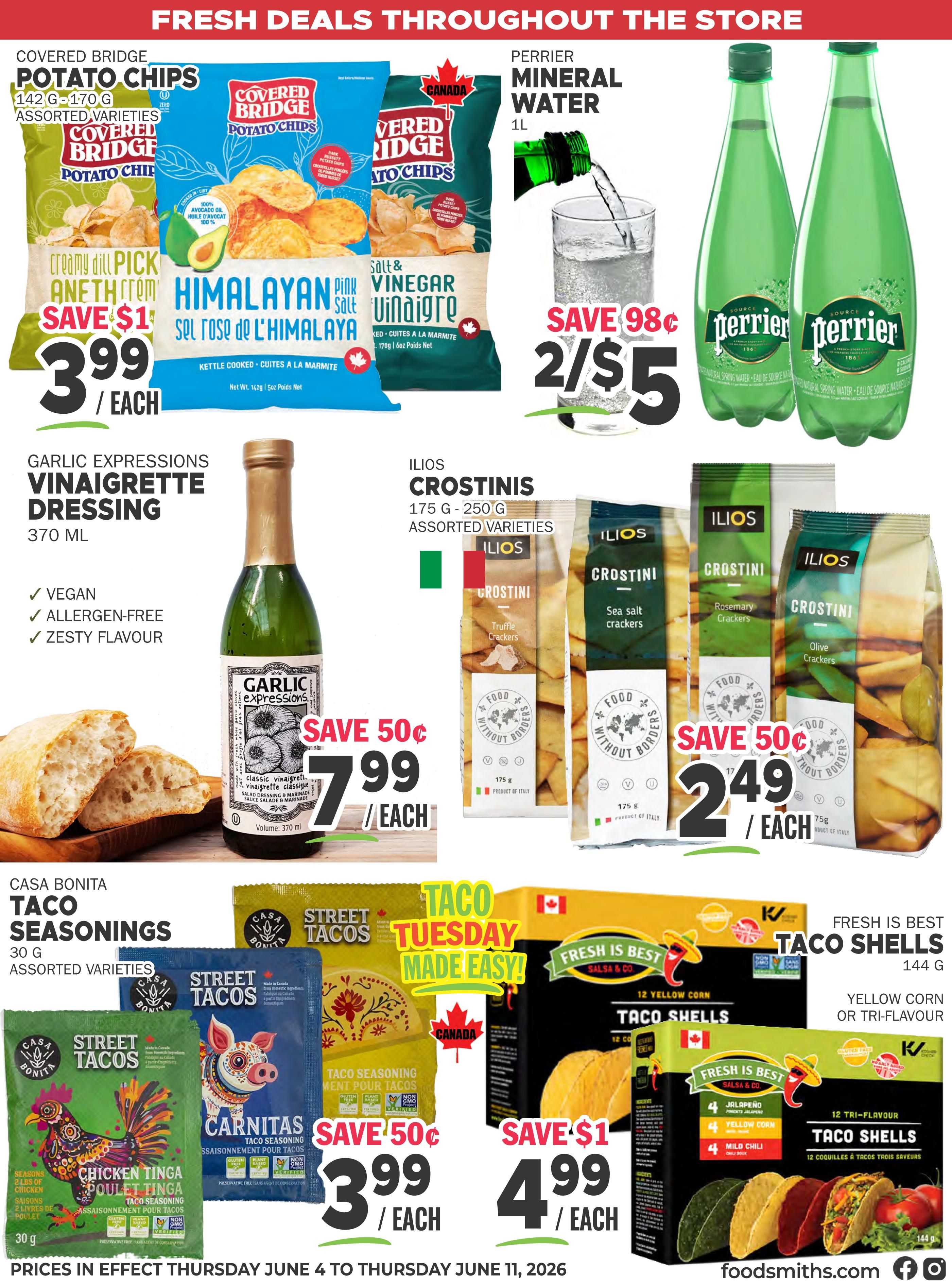 Foodsmiths Flyer June 4 to 11