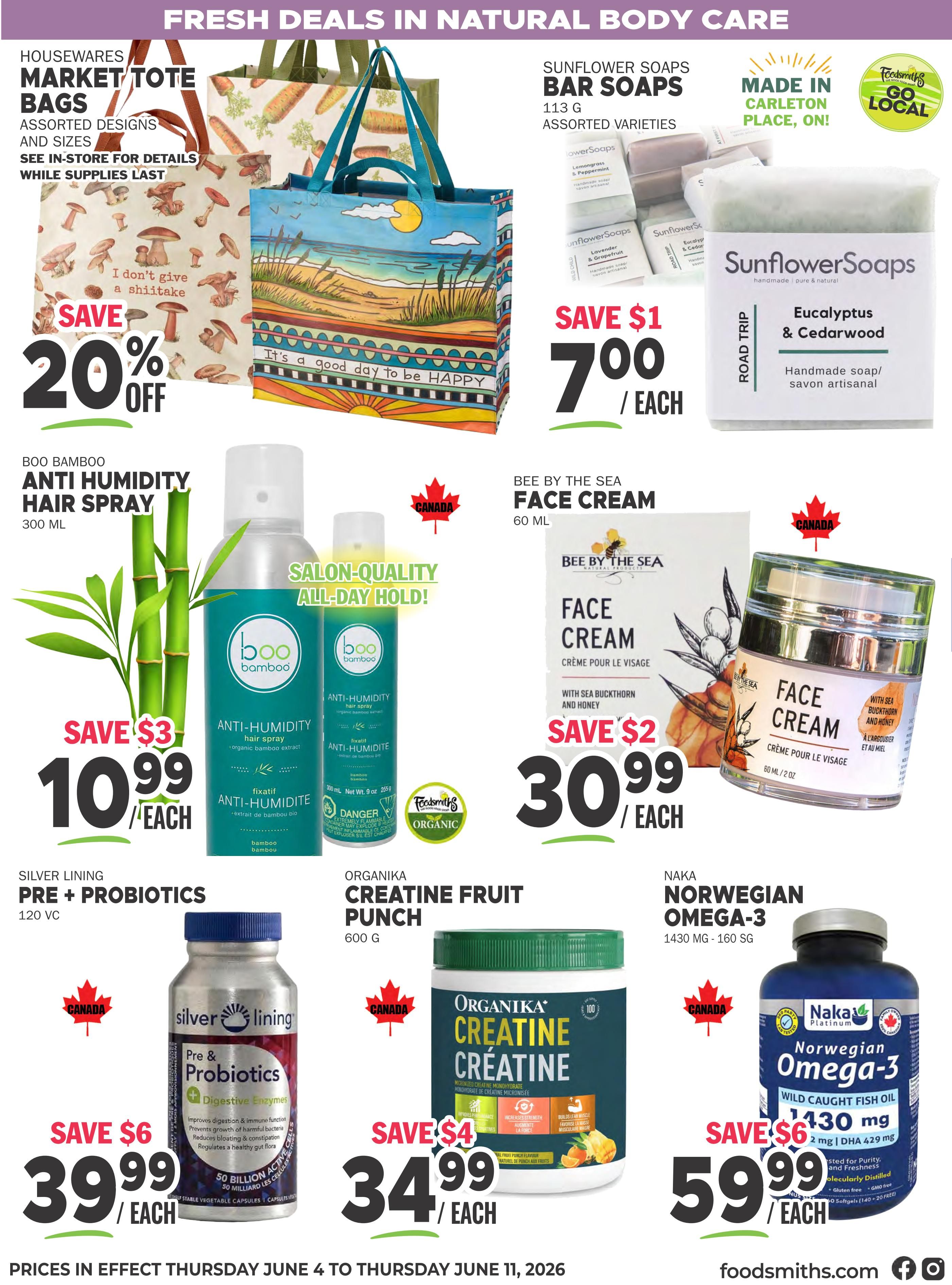 Foodsmiths Flyer June 4 to 11