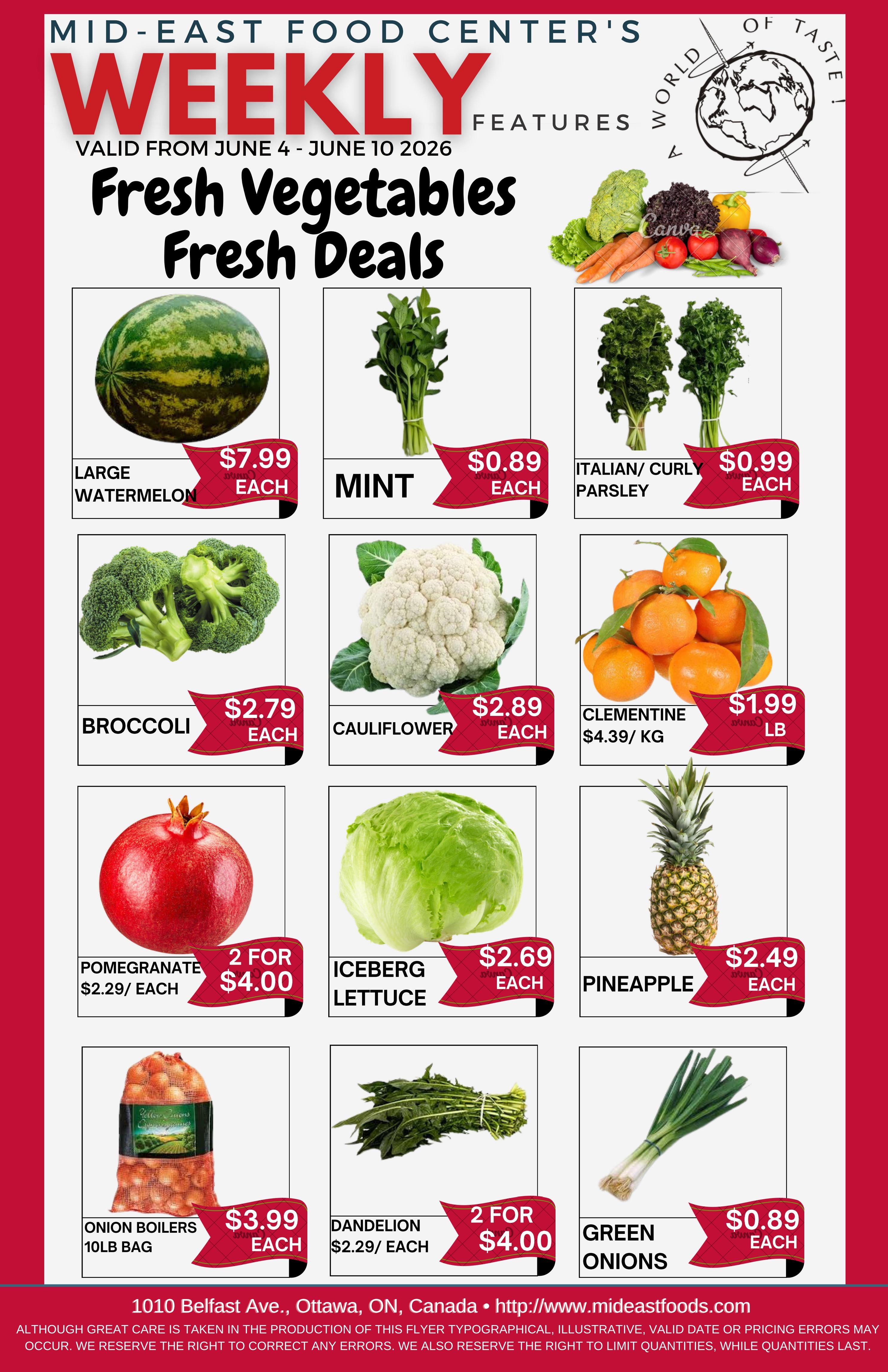 Mid-East Food Centre Flyer June 4 to 10