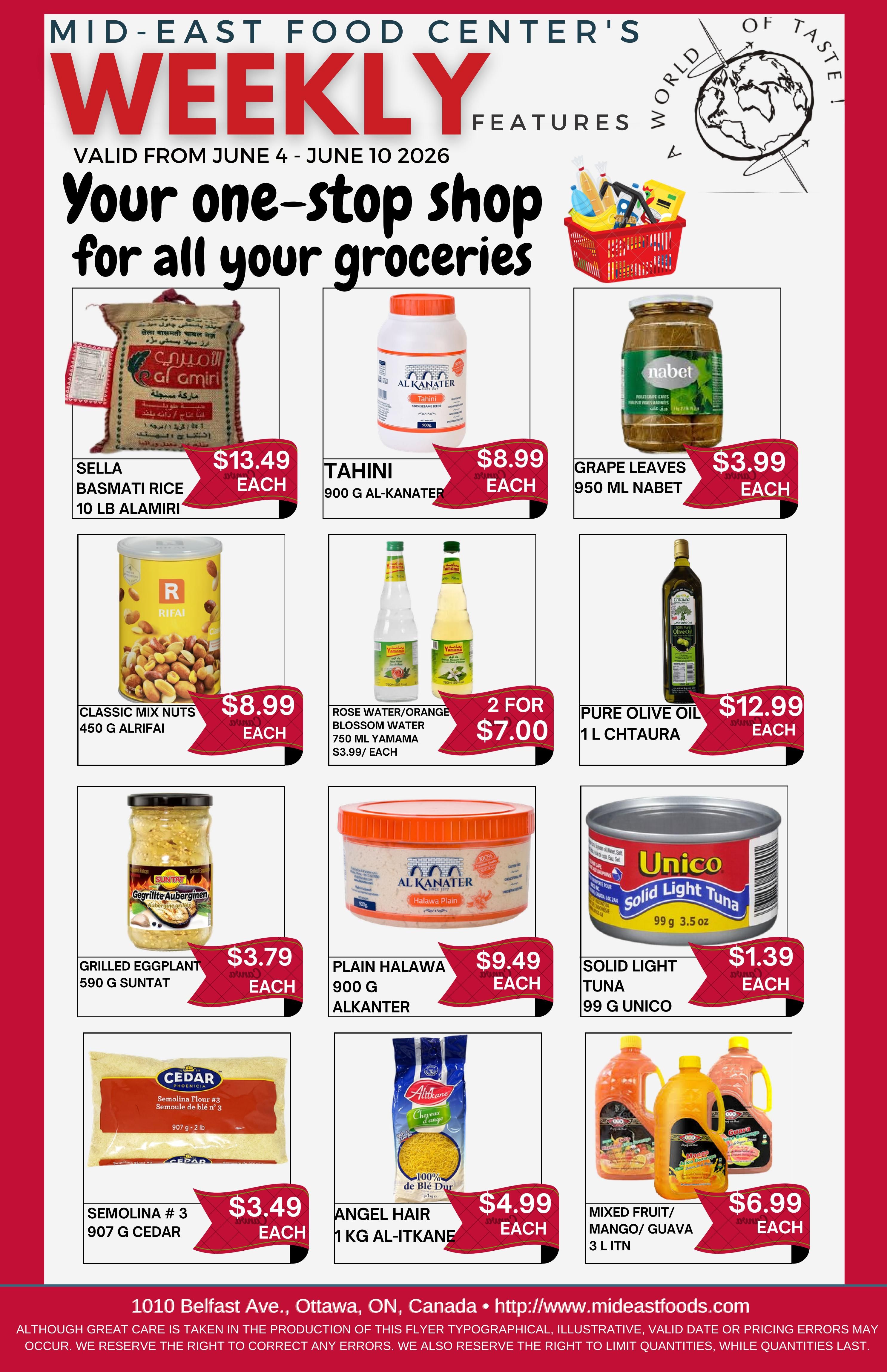 Mid-East Food Centre Flyer June 4 to 10