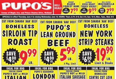 Pupo's Food Market Flyer June 4 to 10