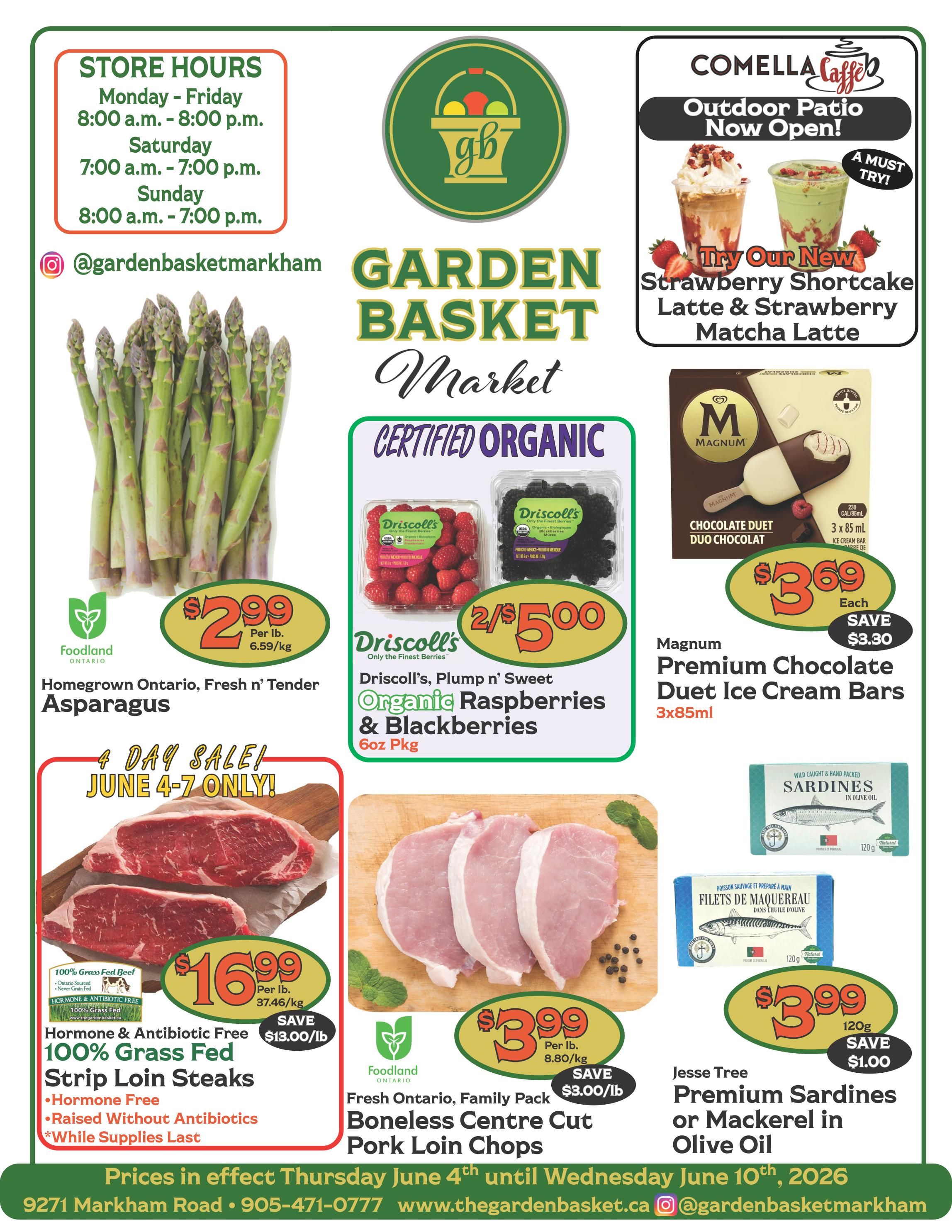 The Garden Basket Flyer June 4 to 10