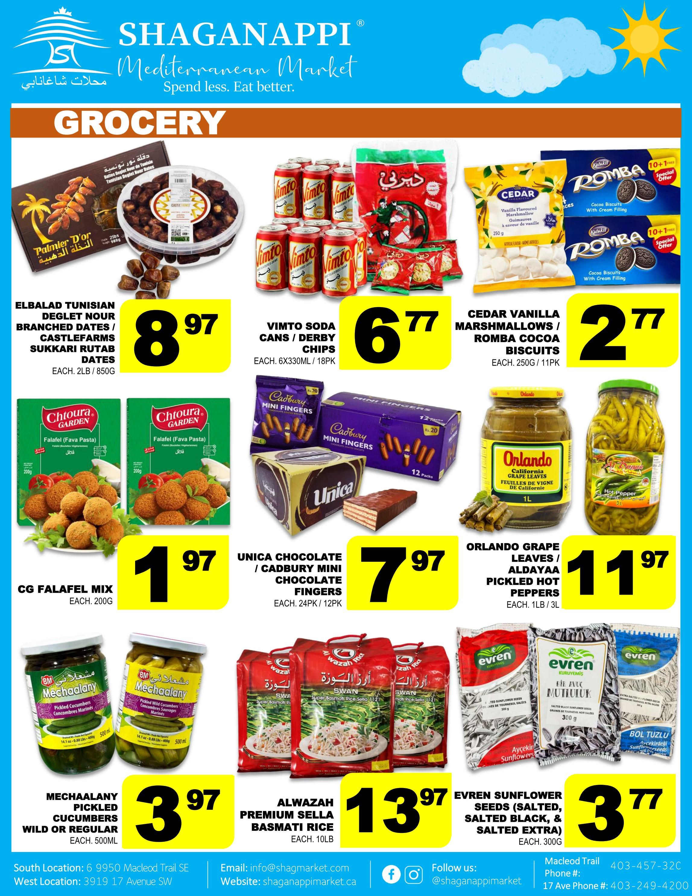 Shaganappi Mediterranean Market Flyer June 4 to 10